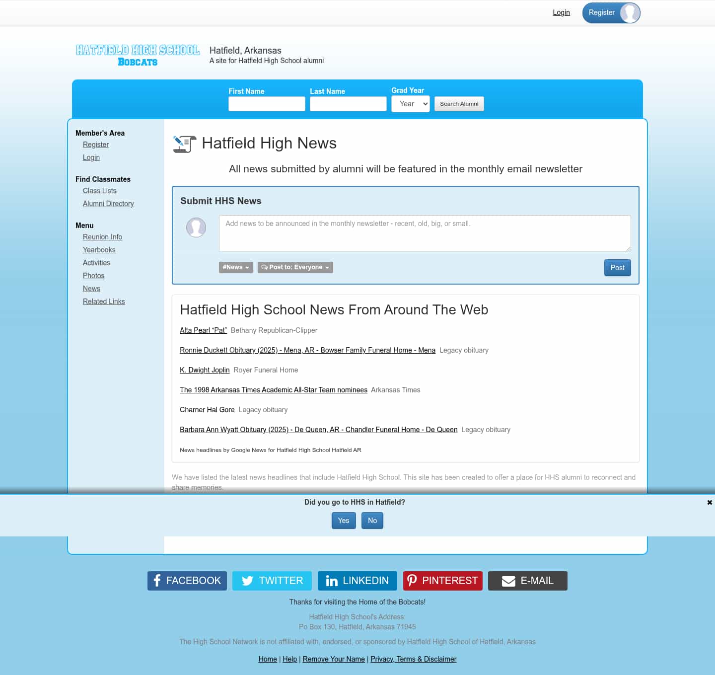 Latest website image capture