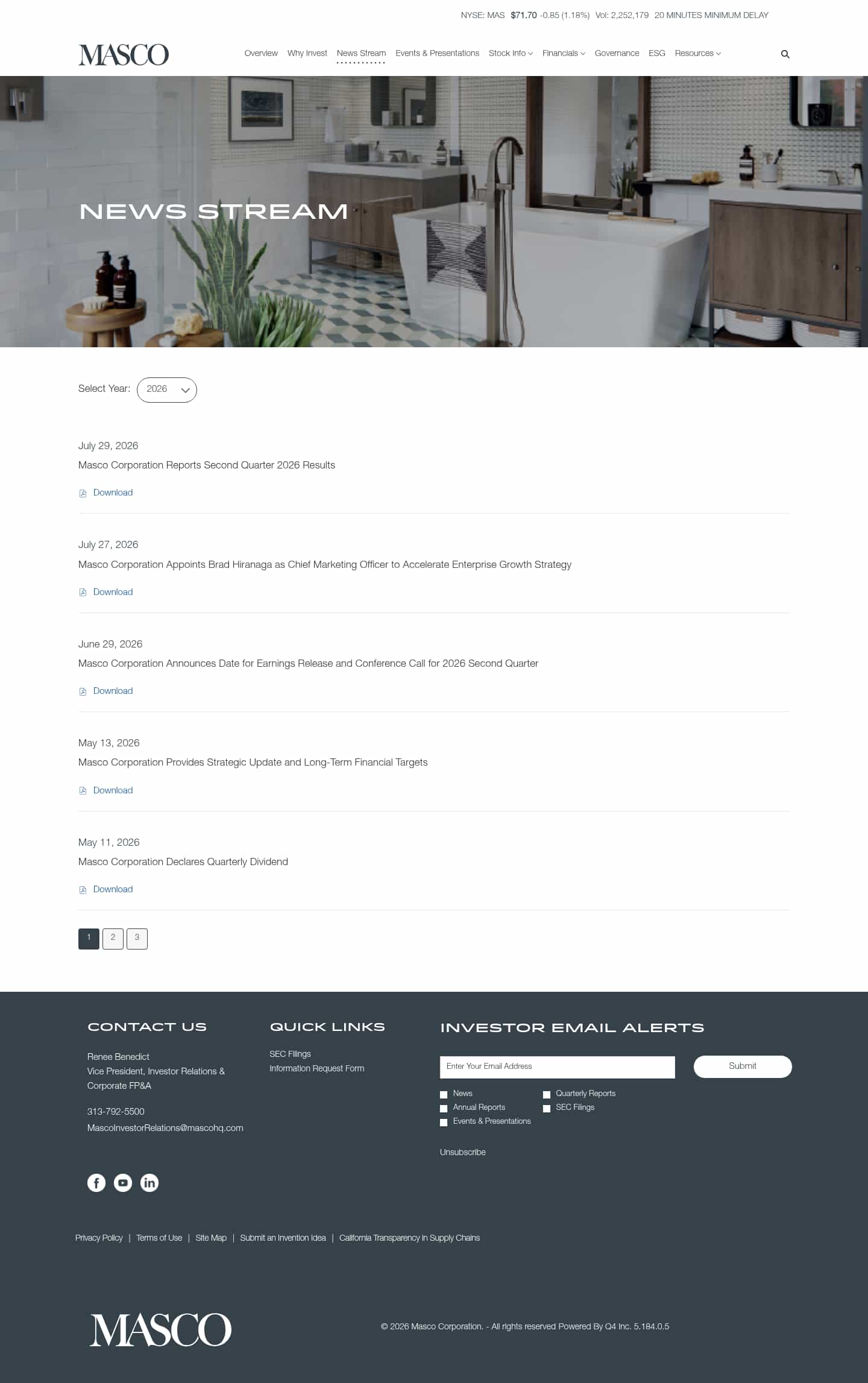 Latest website image capture