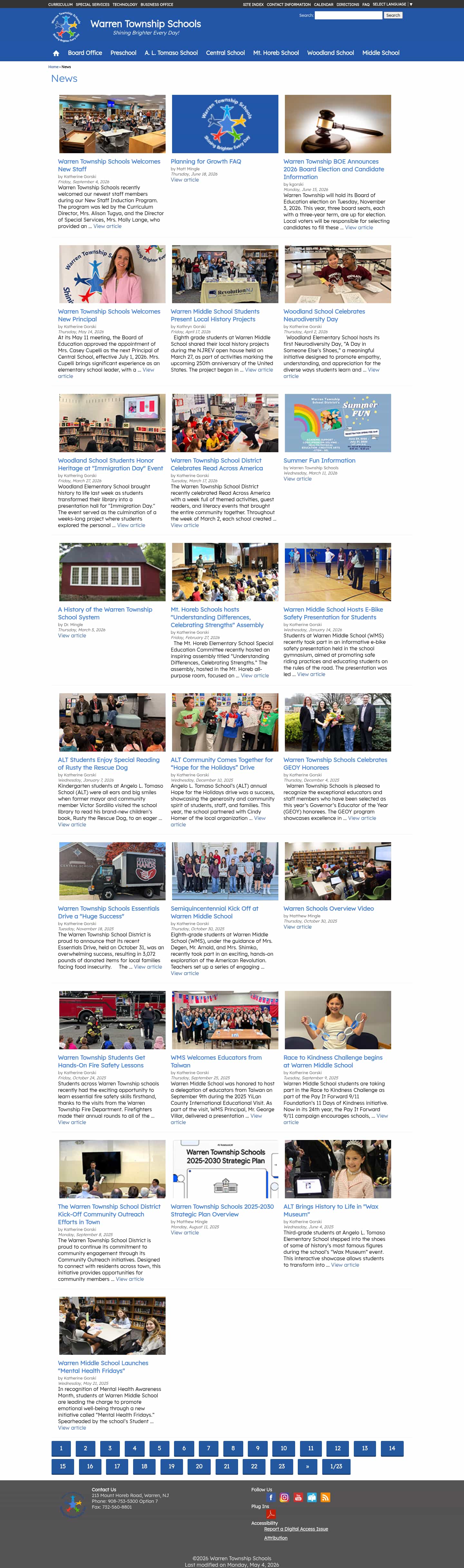Latest website image capture