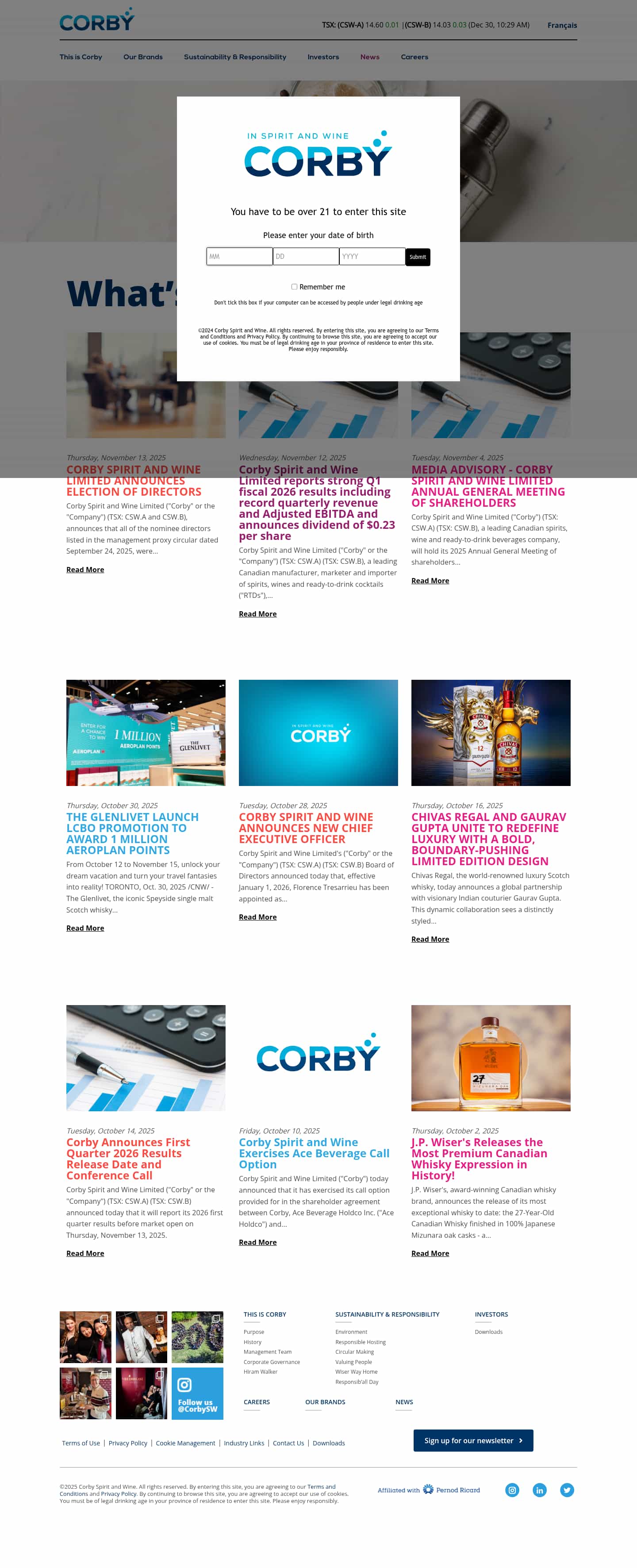 Latest website image capture