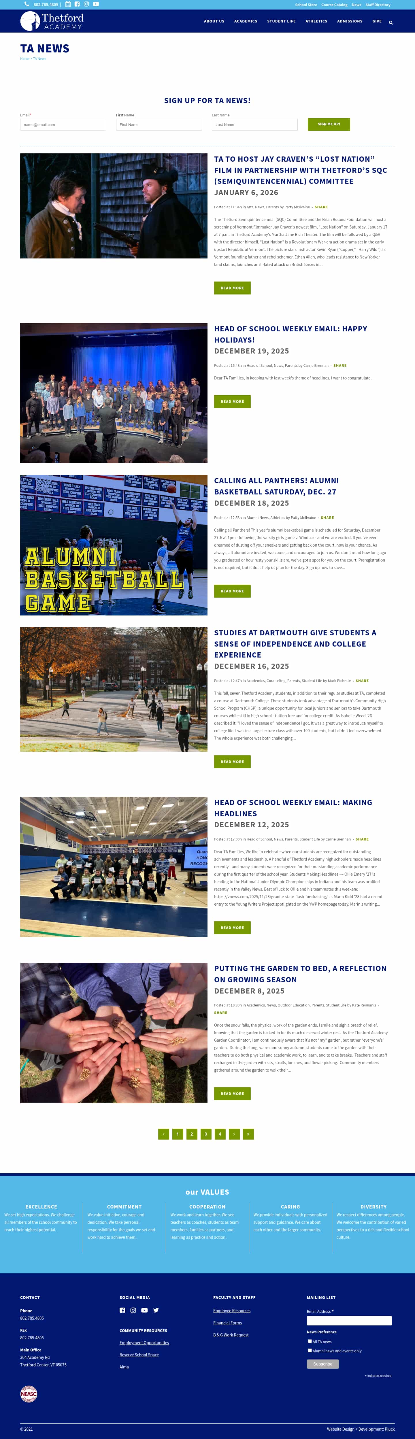 Latest website image capture