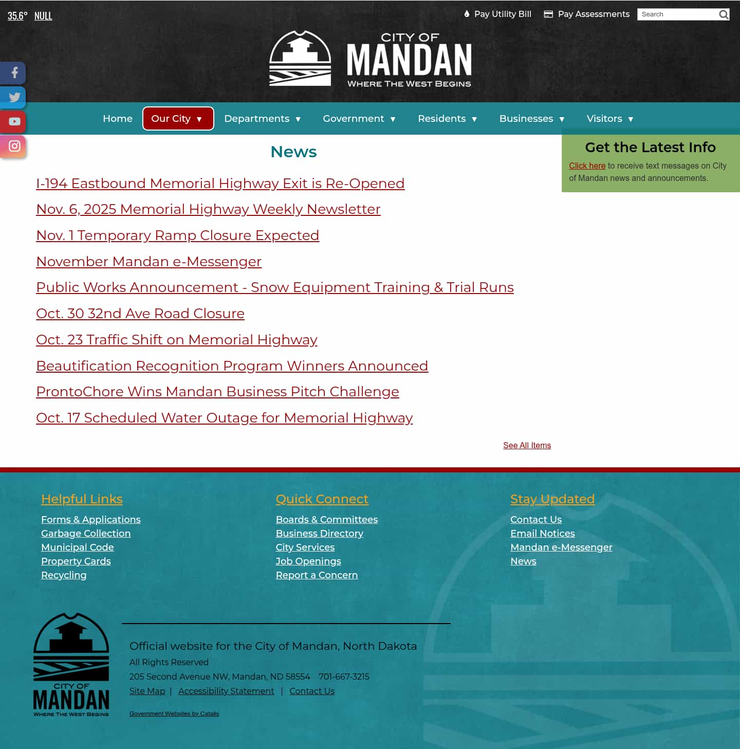 Latest website image capture