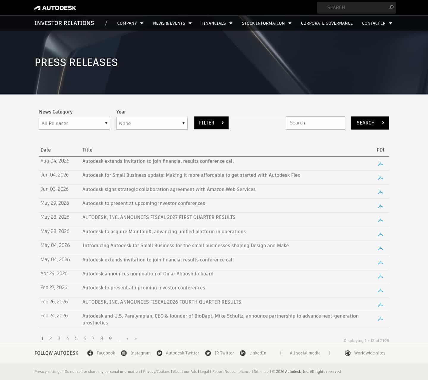 Latest website image capture
