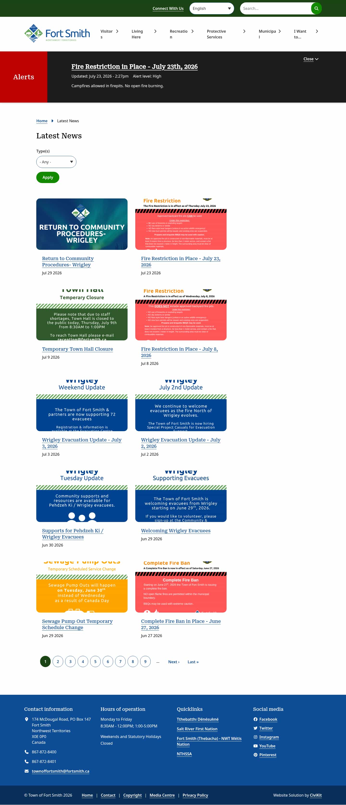 Latest website image capture