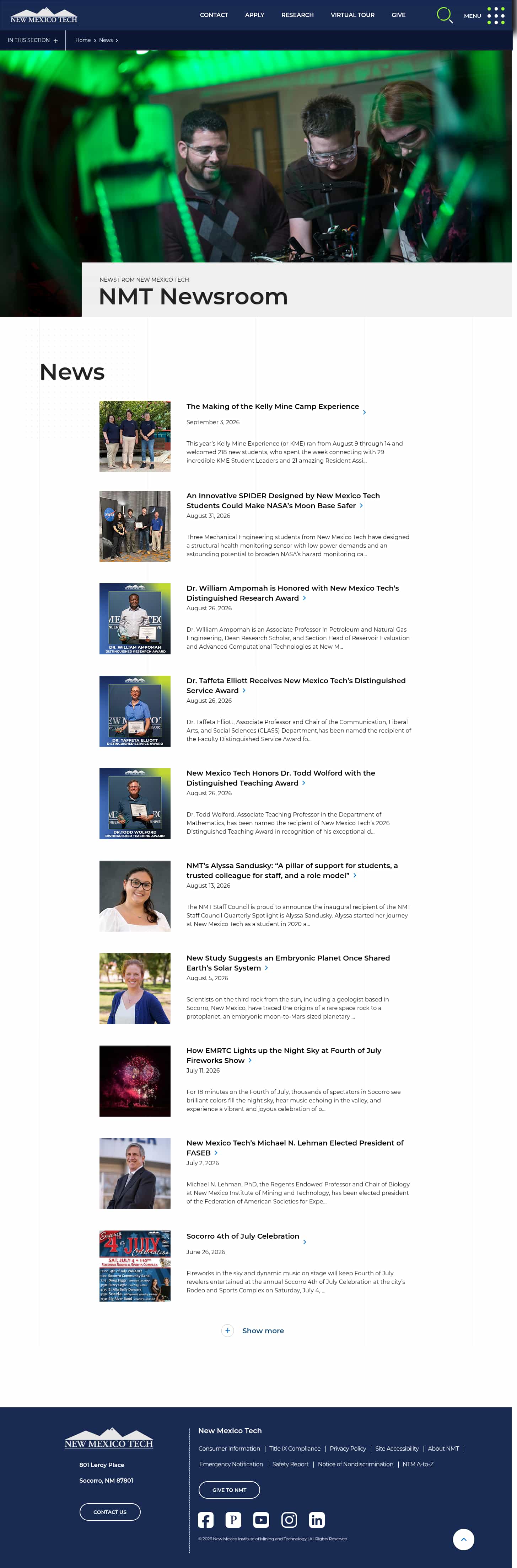 Latest website image capture
