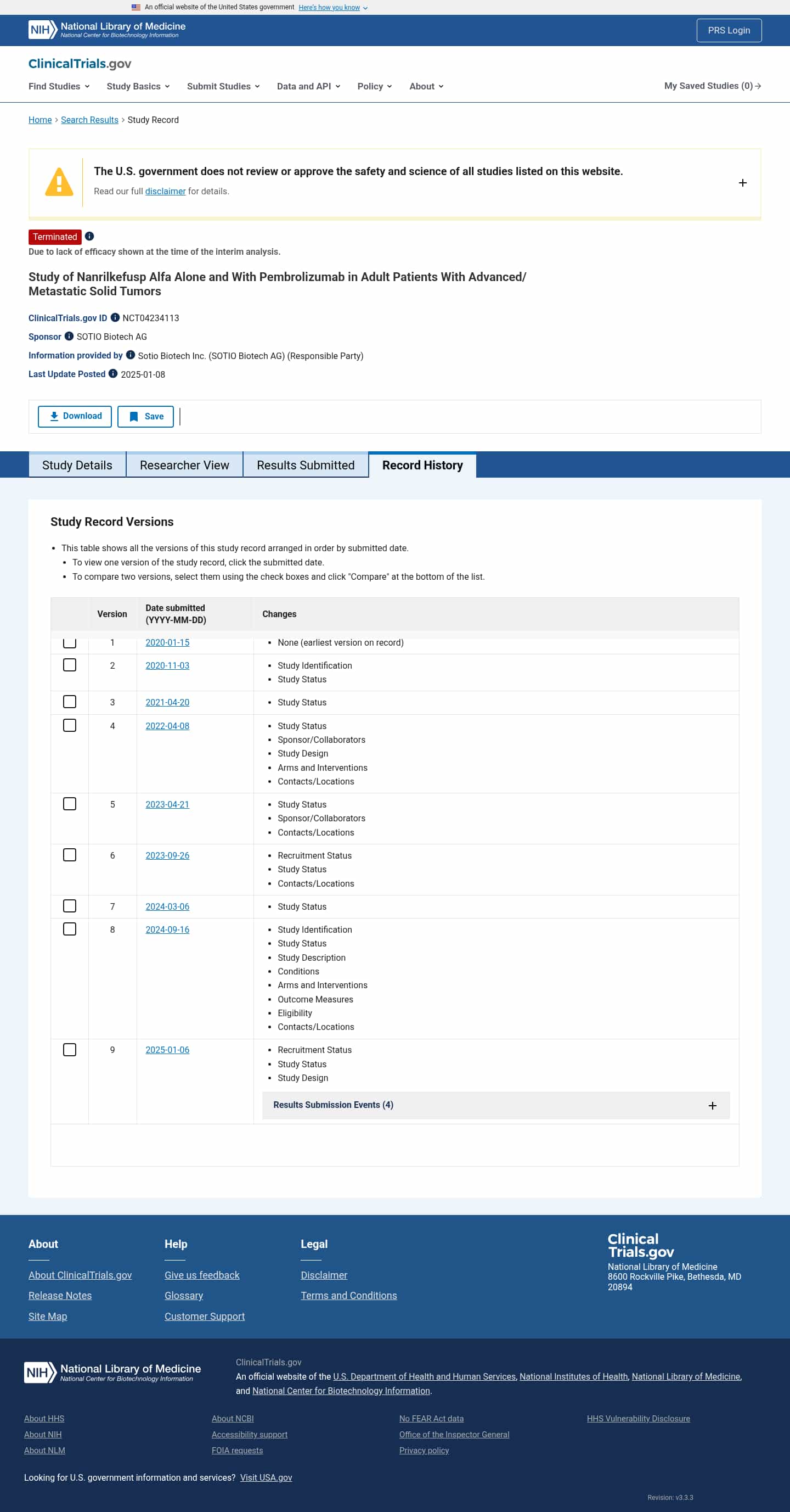 Latest website image capture