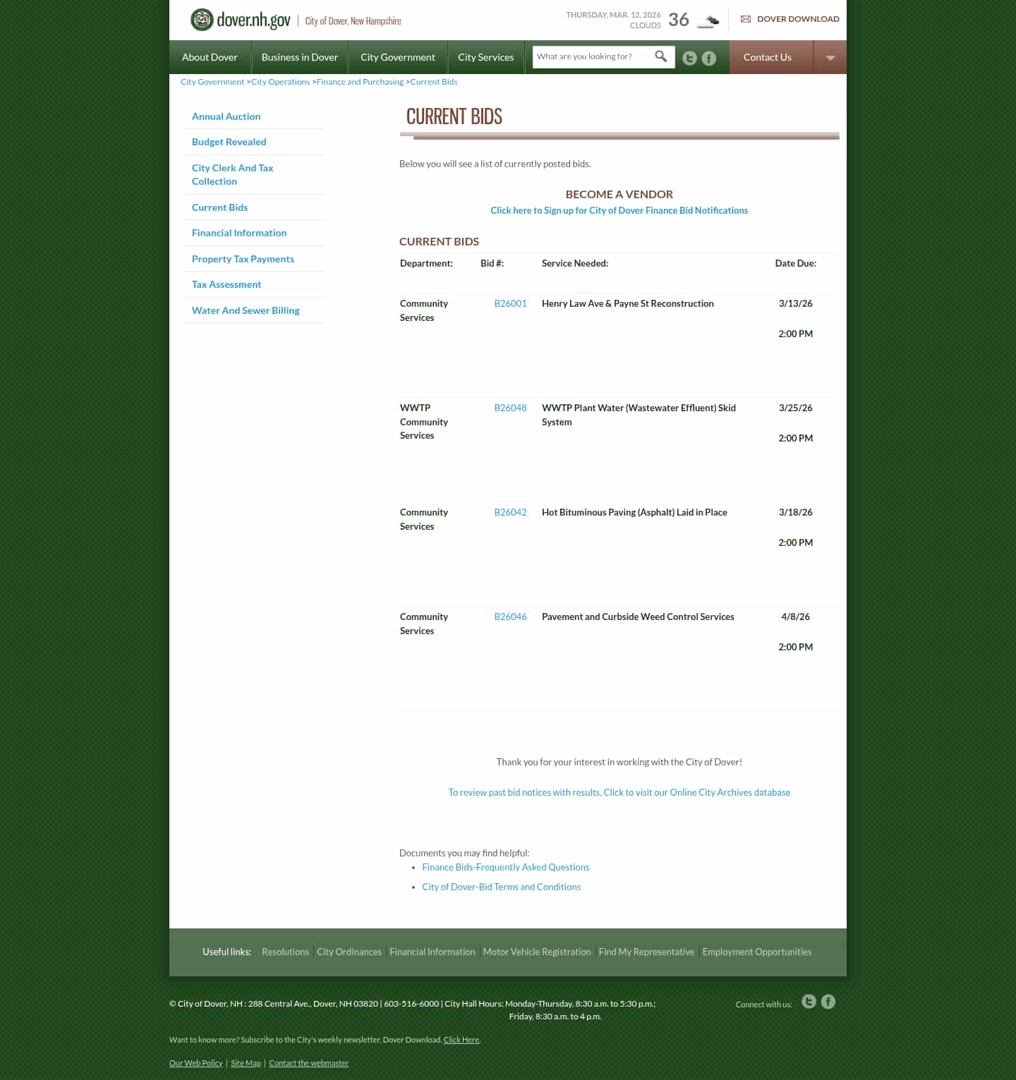 Latest website image capture