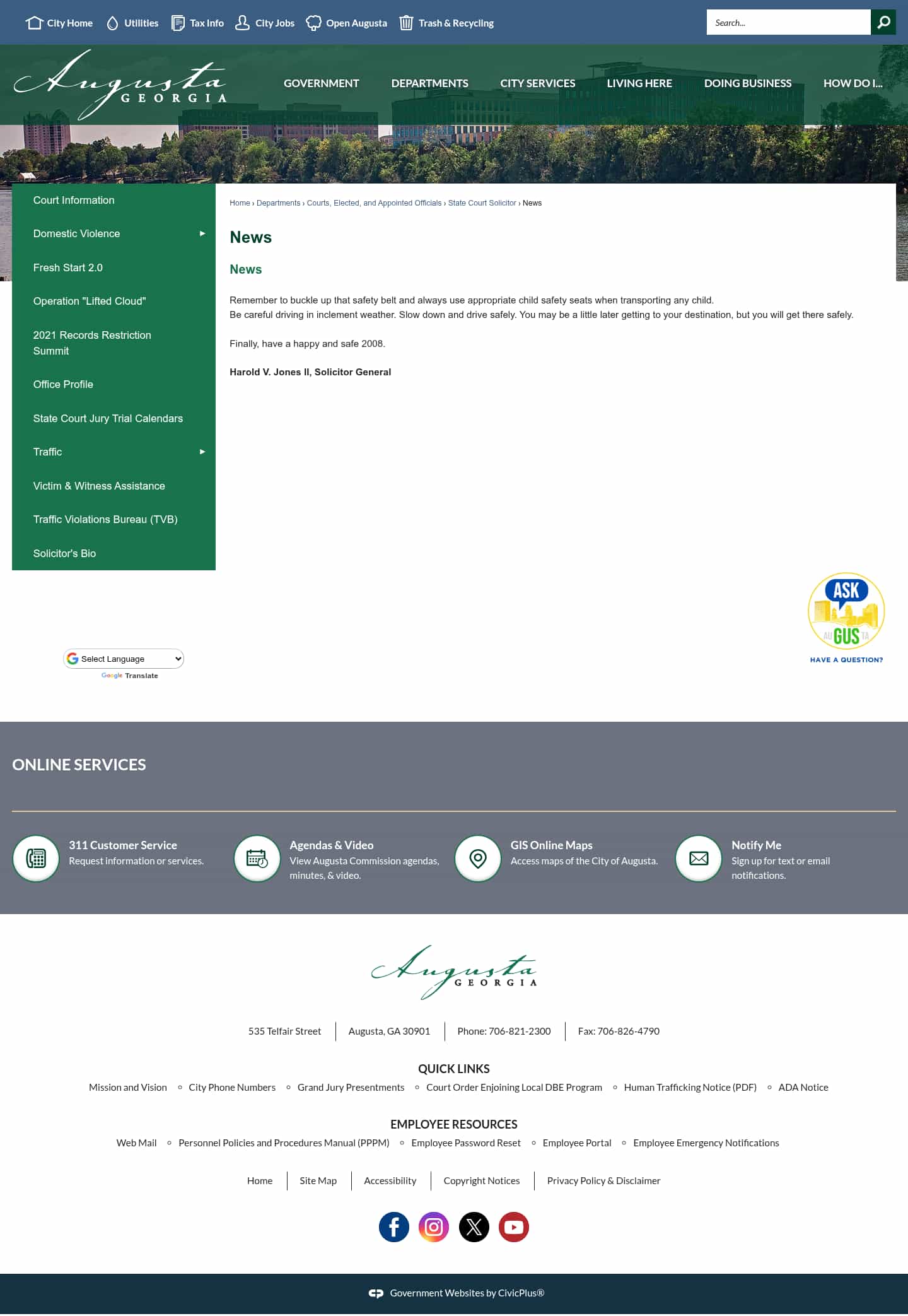 Latest website image capture