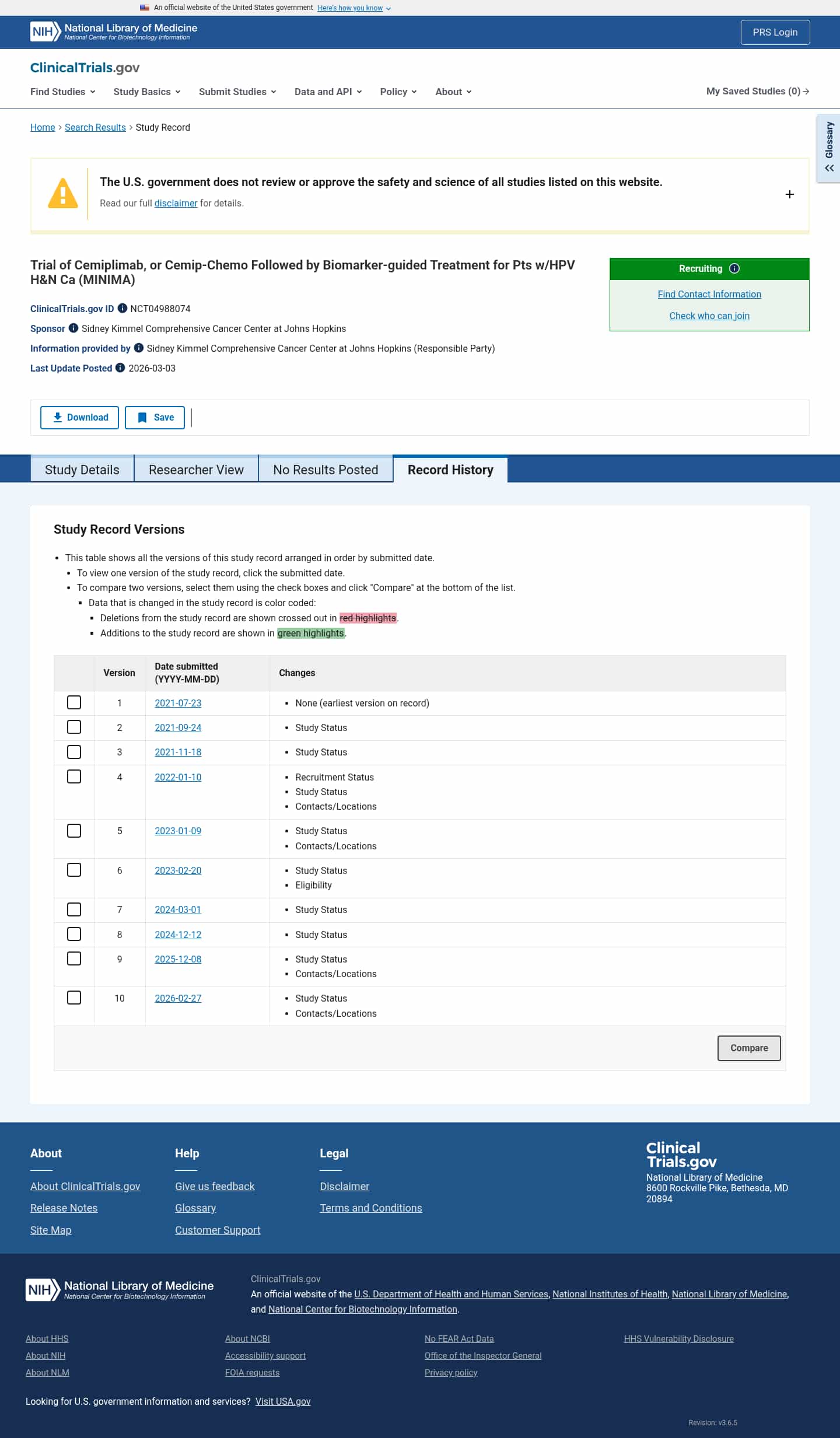 Latest website image capture