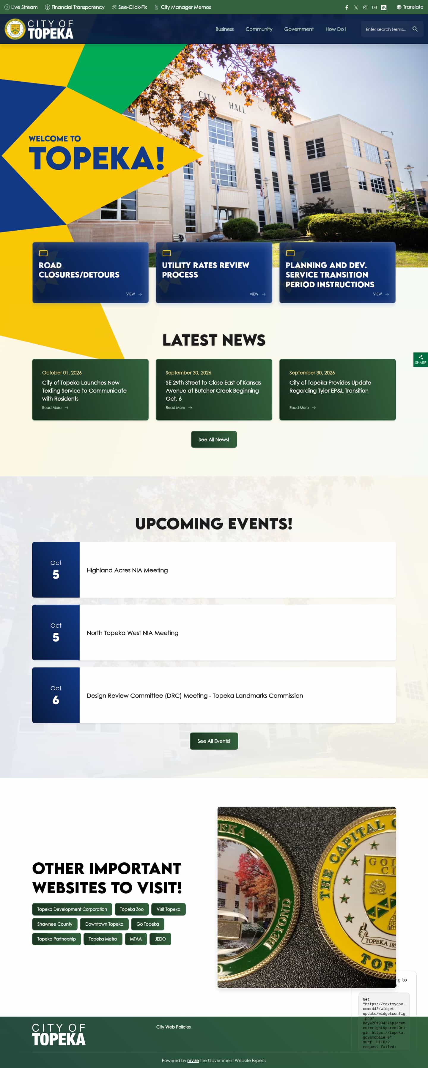 Latest website image capture