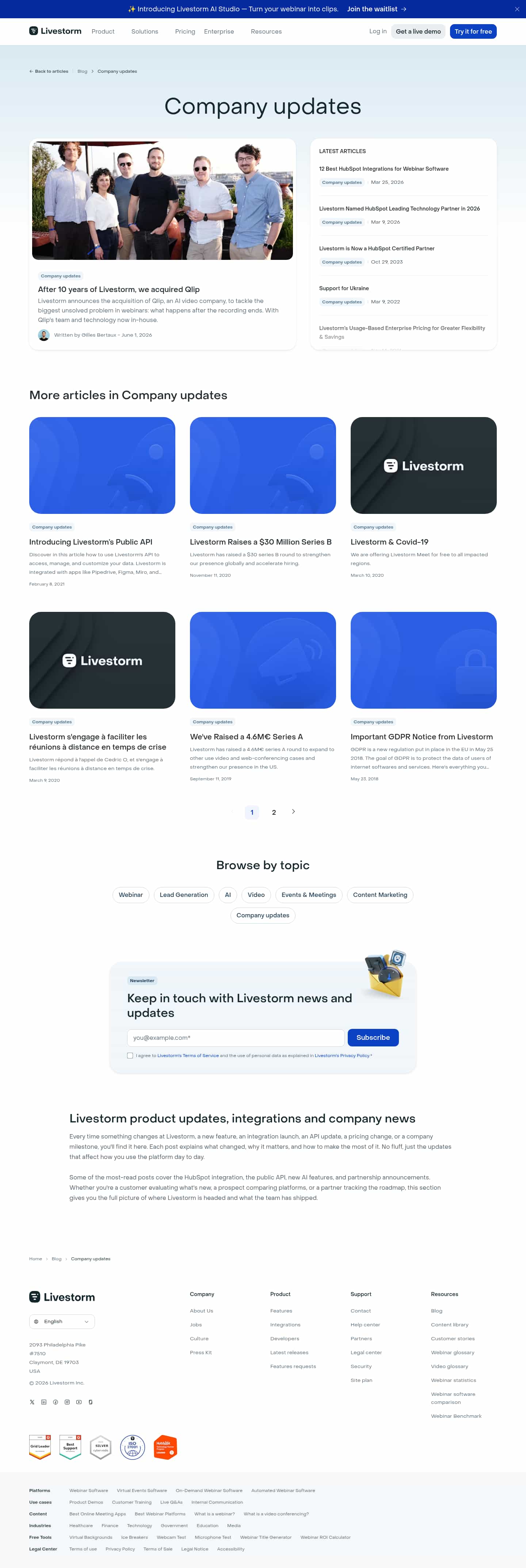 Latest website image capture