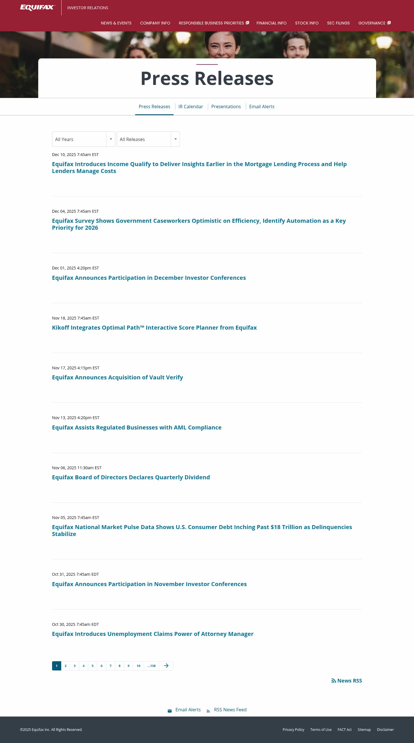 Latest website image capture