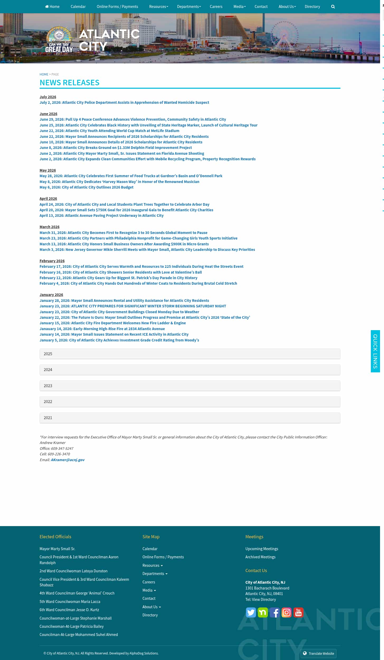 Latest website image capture