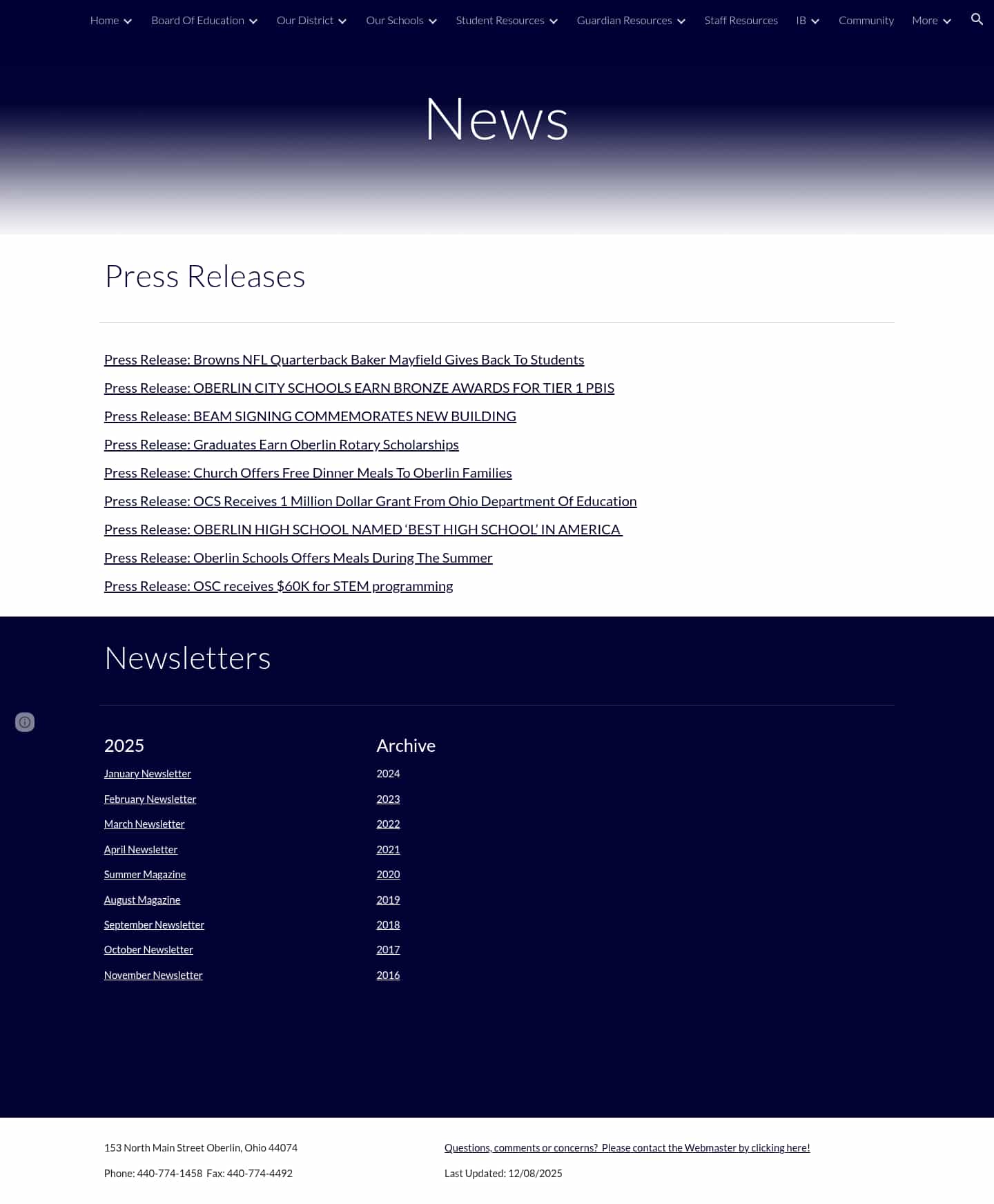 Latest website image capture