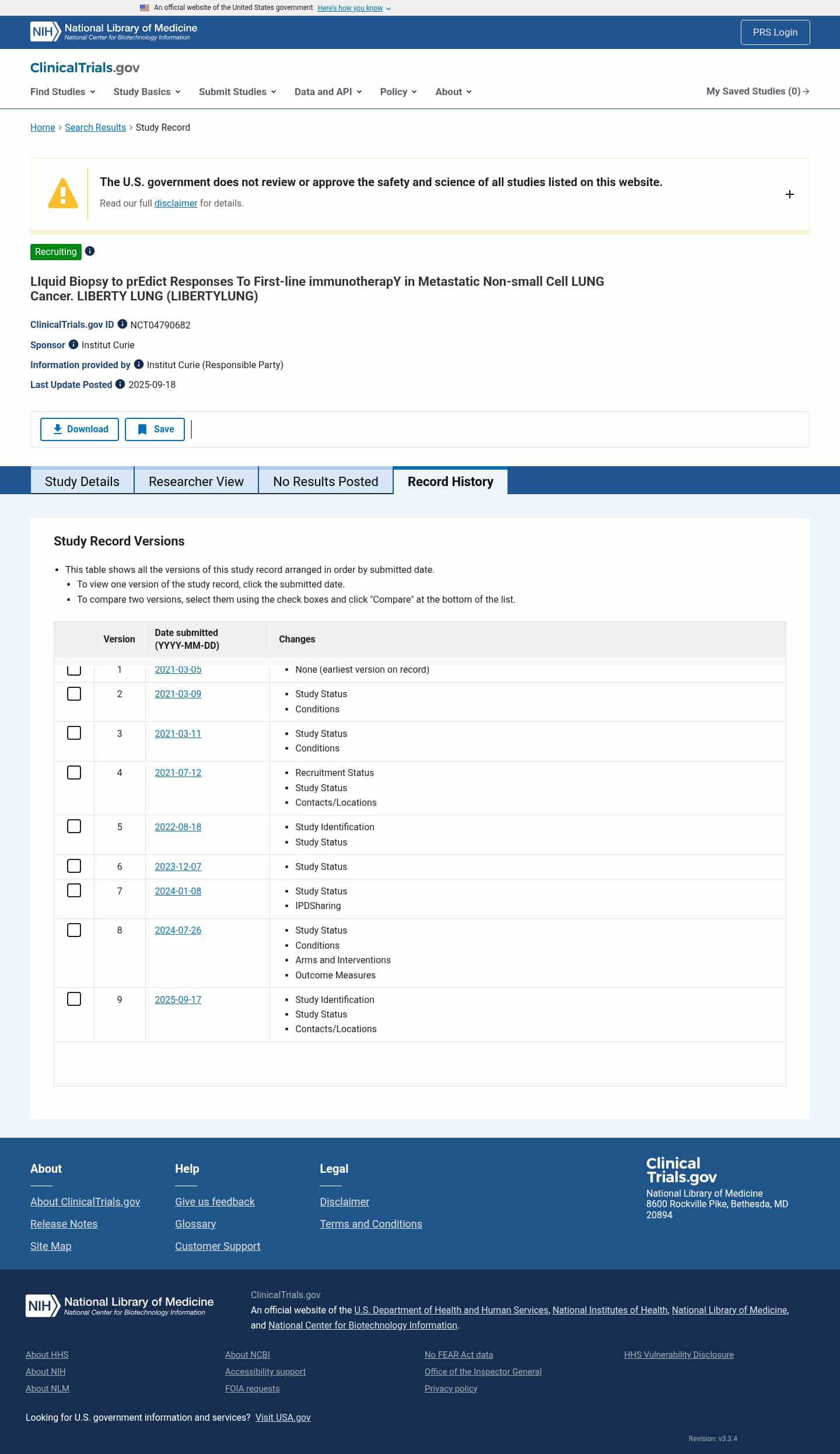 Latest website image capture