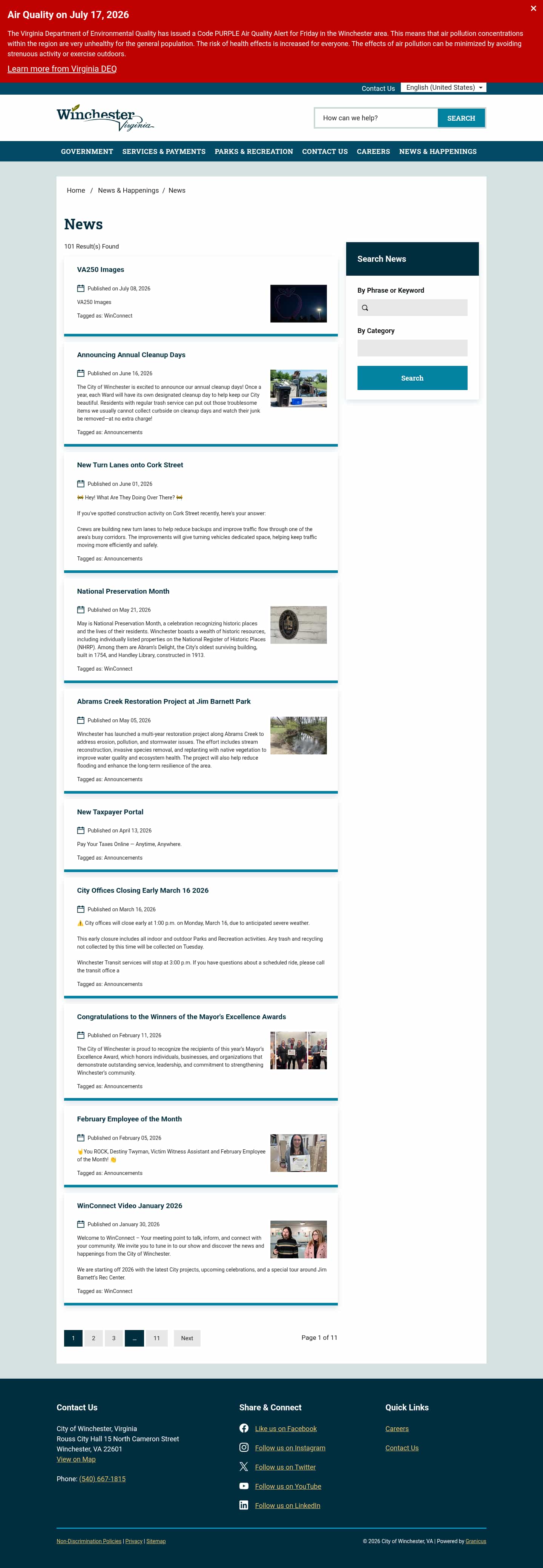 Latest website image capture