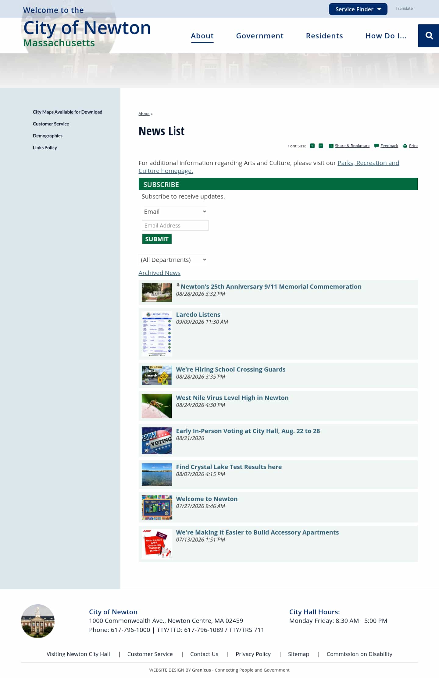 Latest website image capture