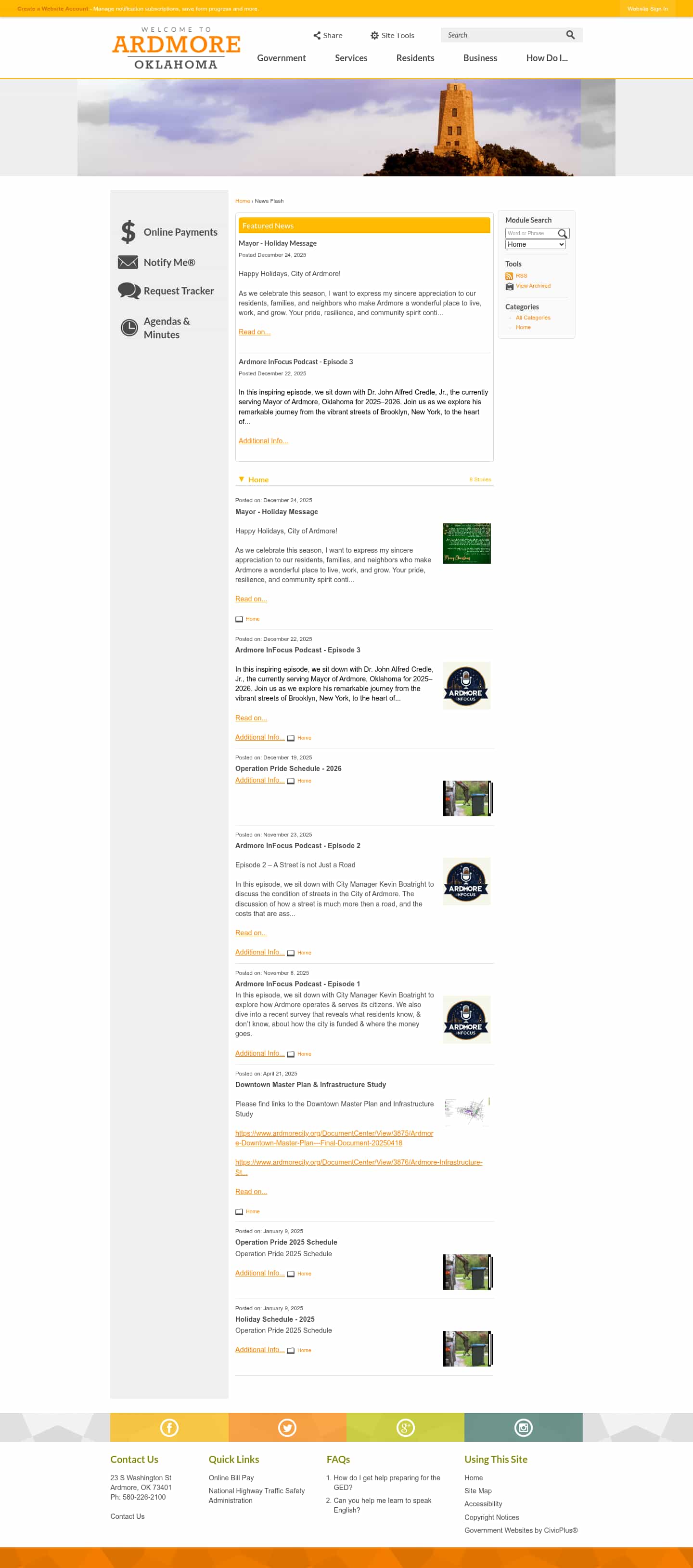 Latest website image capture