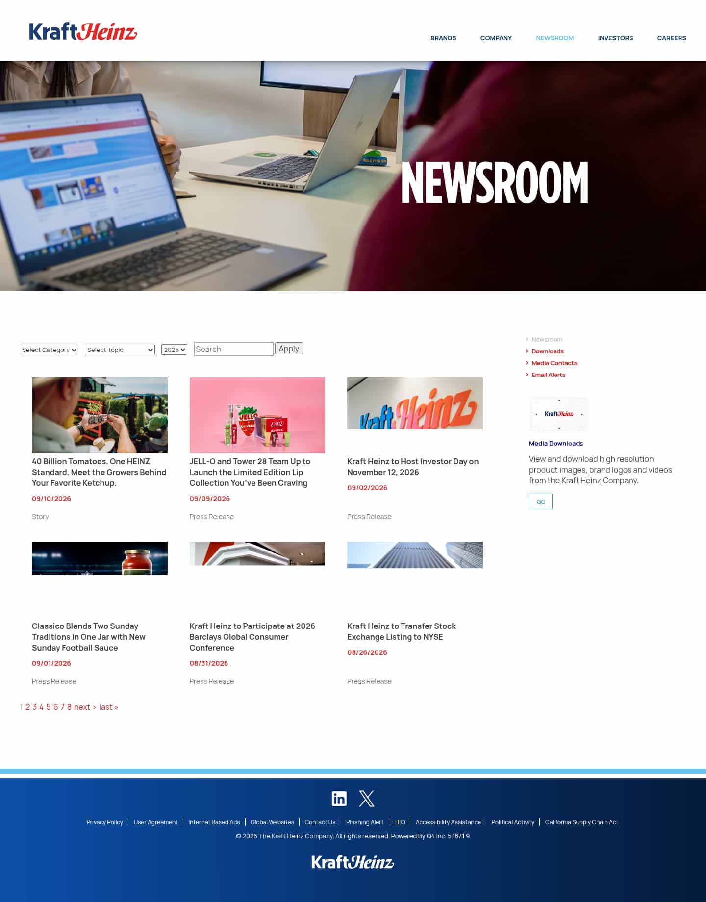 Latest website image capture