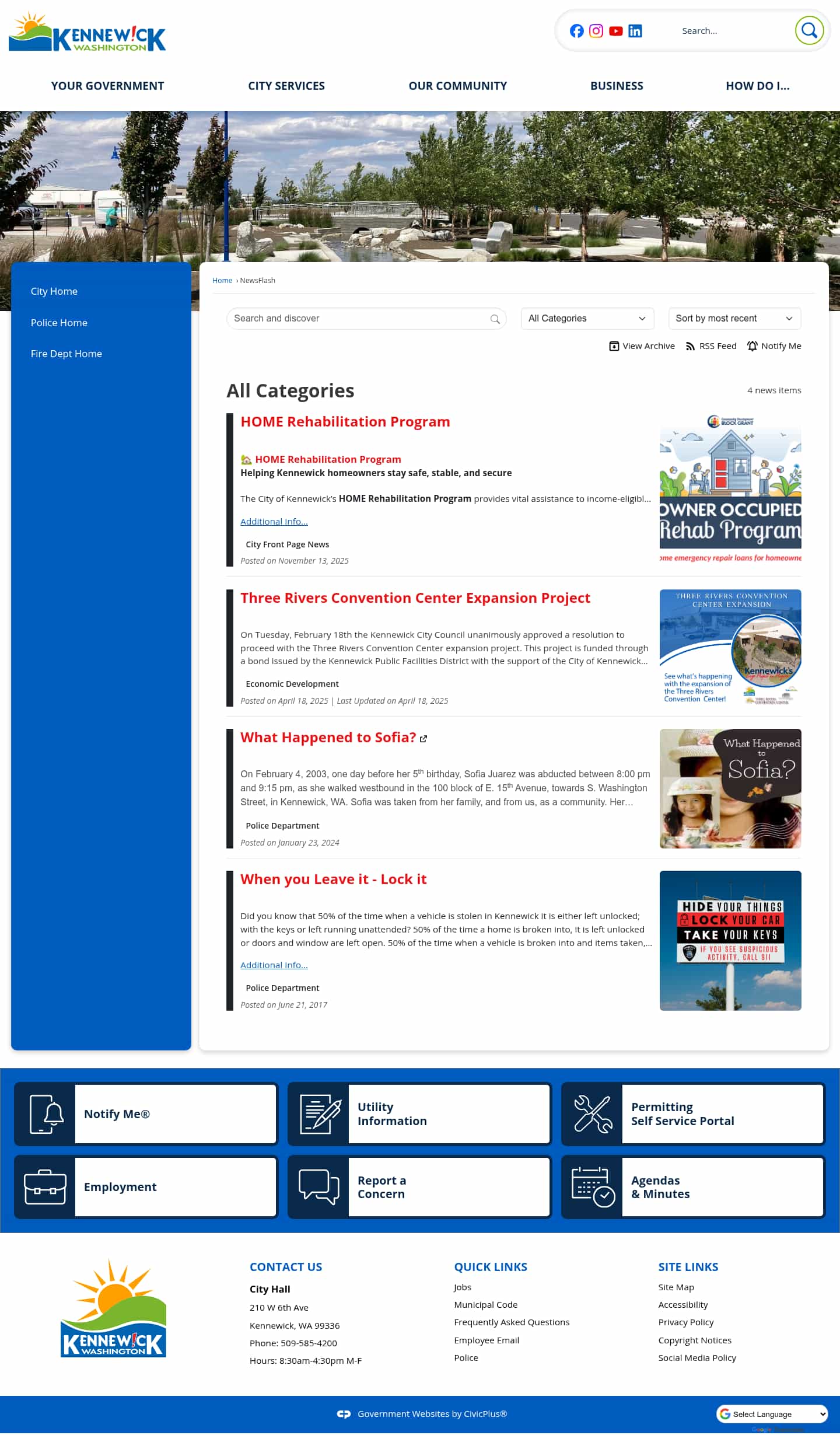 Latest website image capture