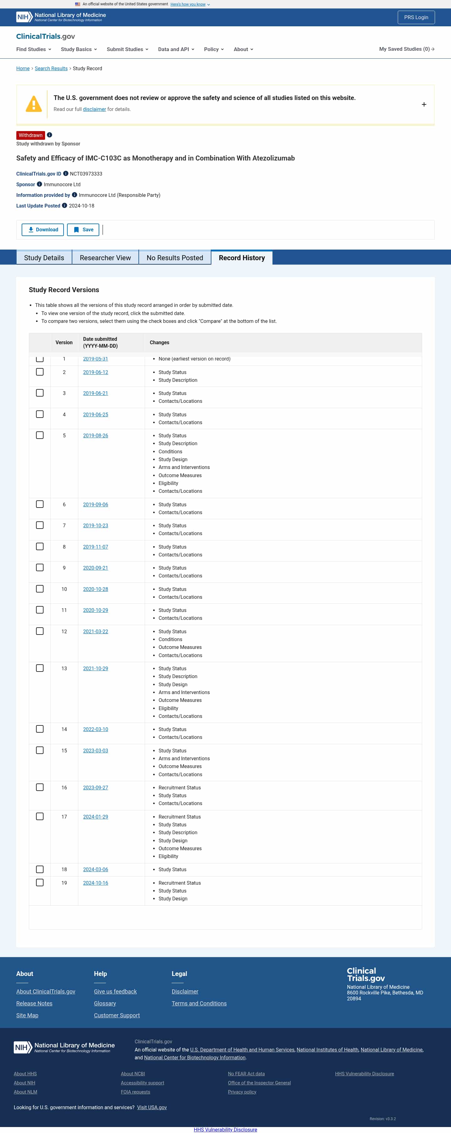 Latest website image capture