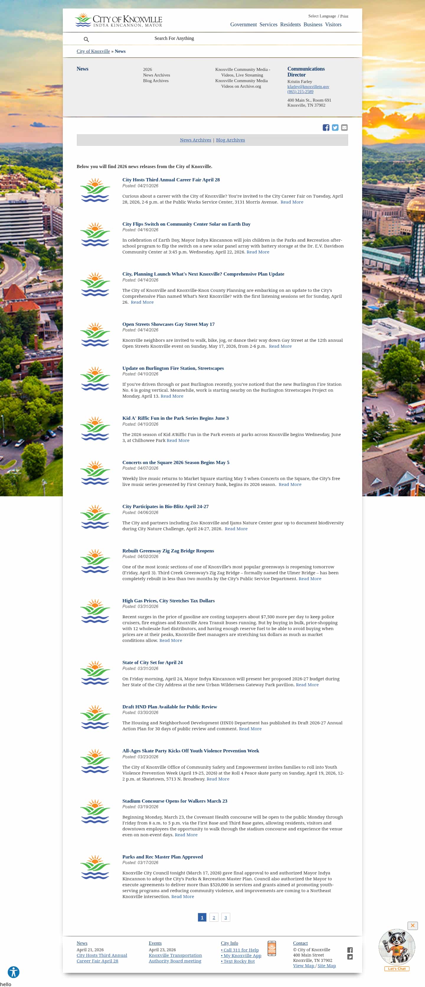 Latest website image capture