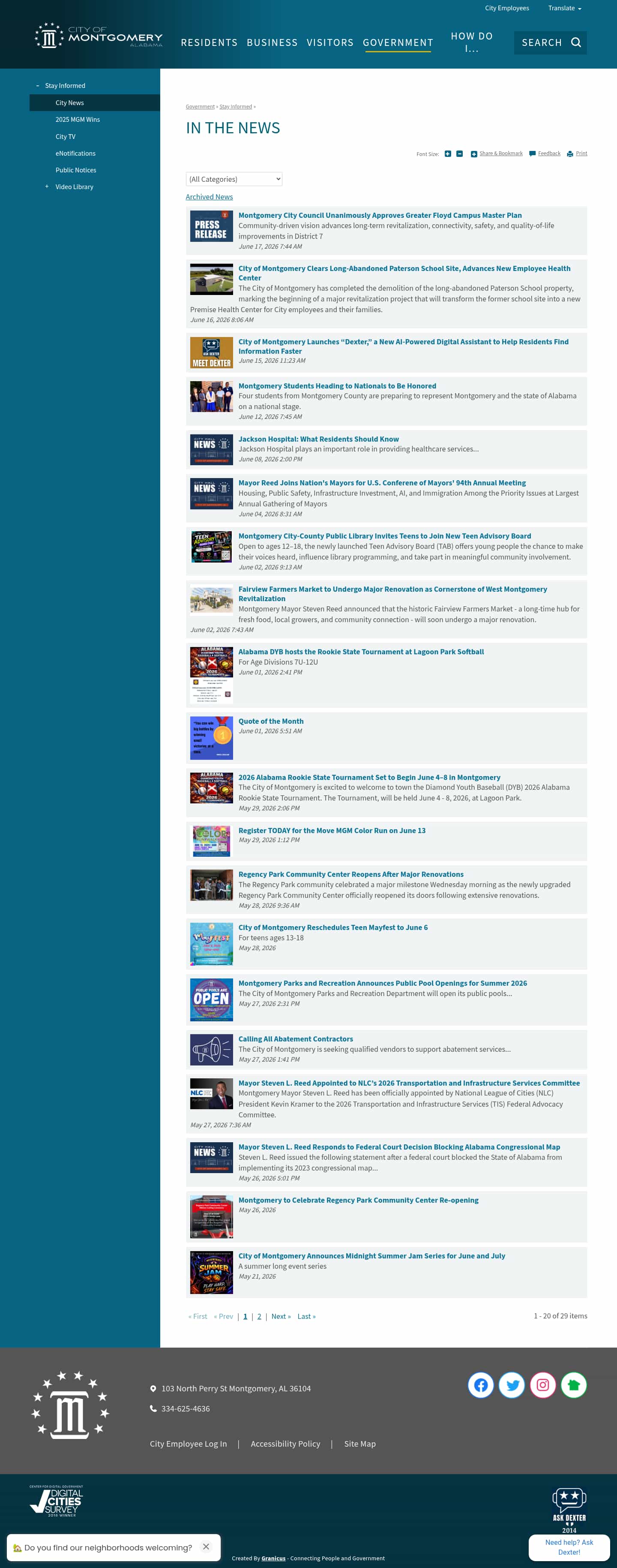 Latest website image capture