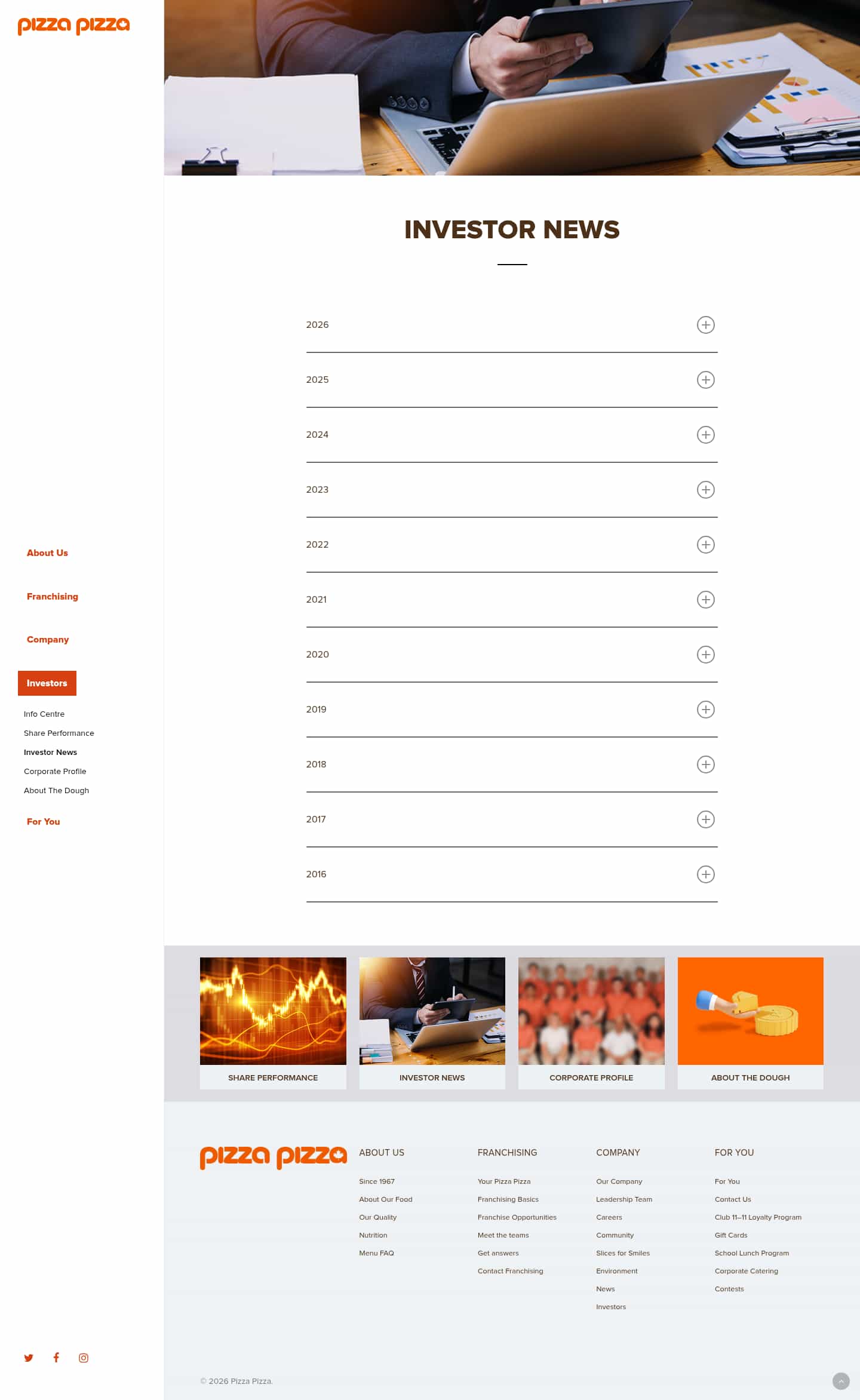 Latest website image capture
