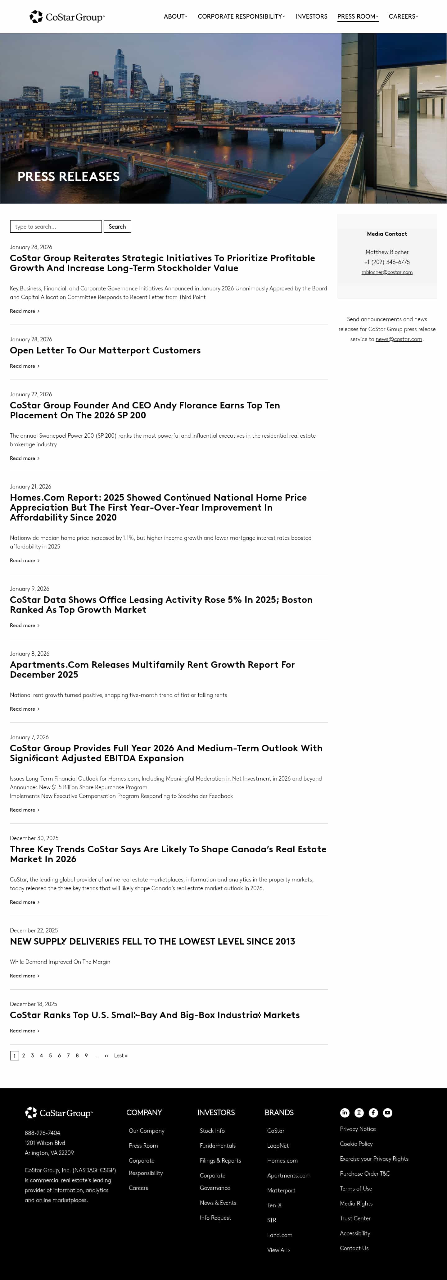 Latest website image capture