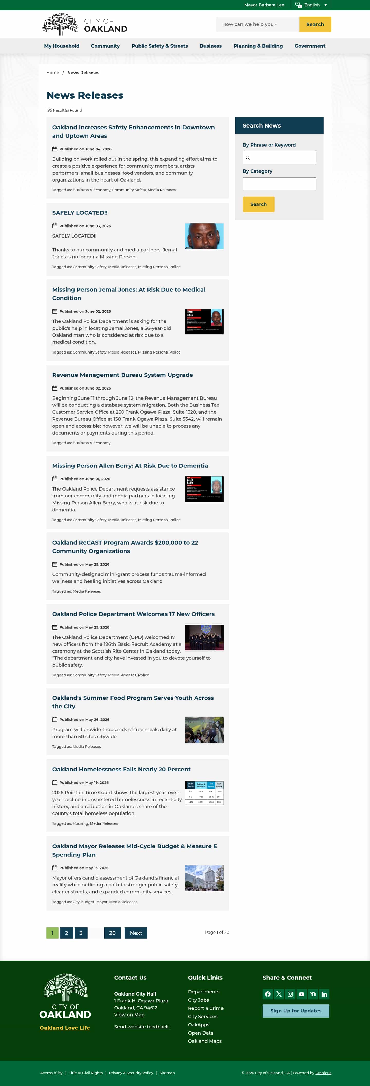 Latest website image capture