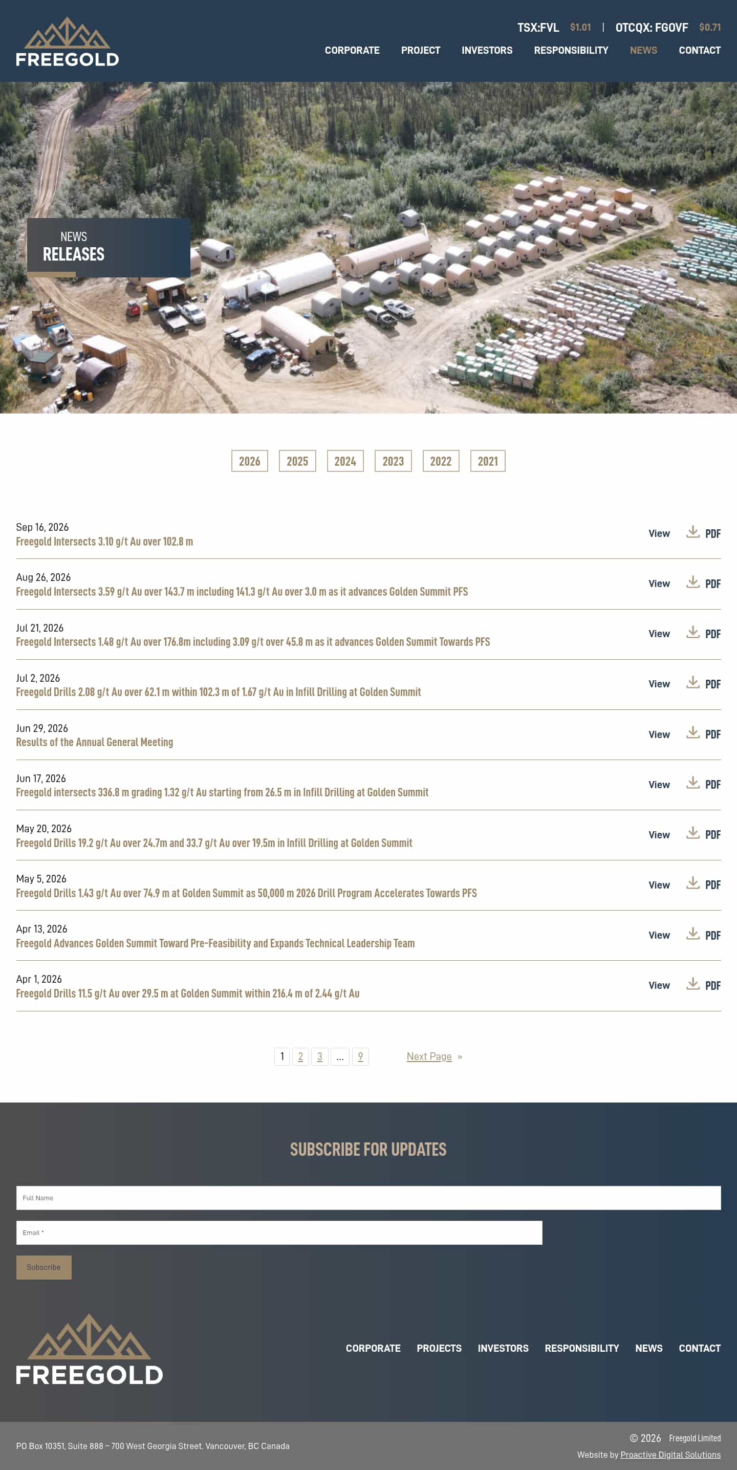 Latest website image capture