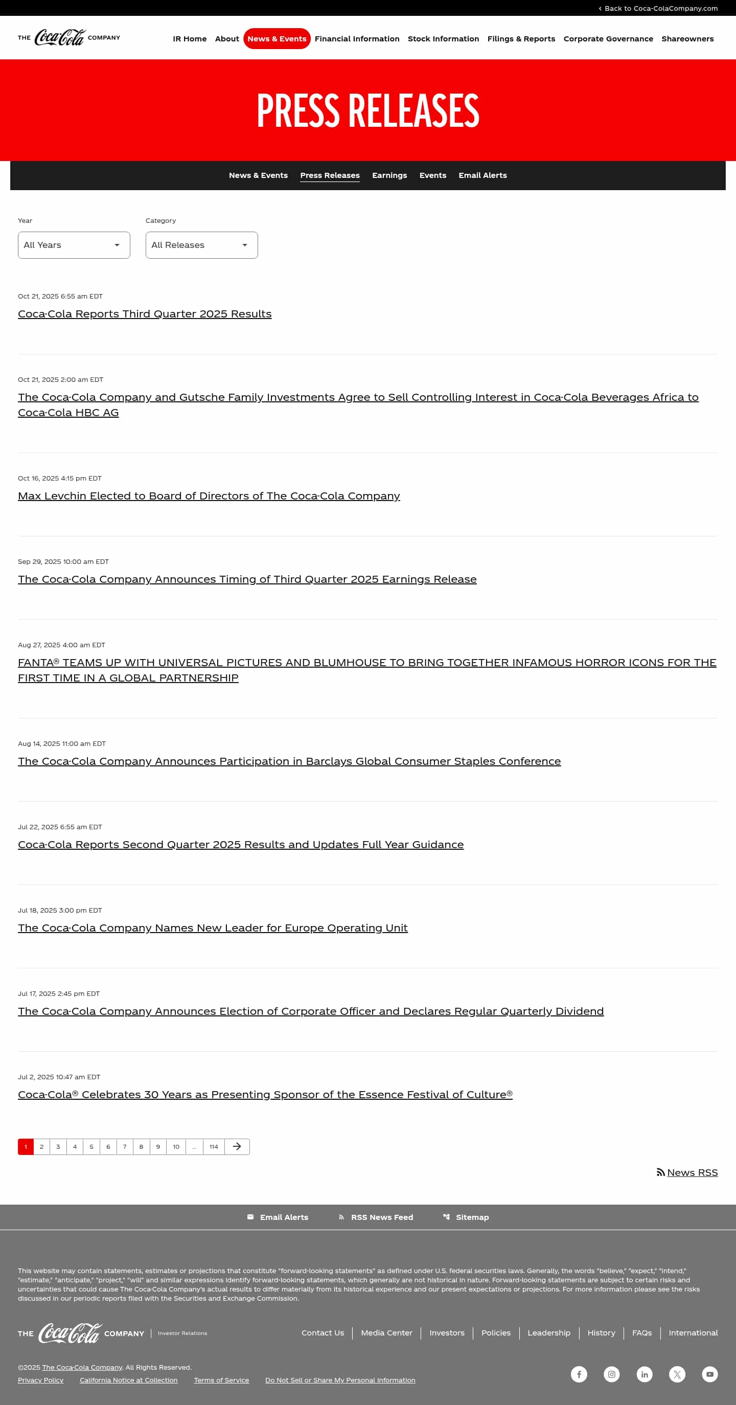 Latest website image capture