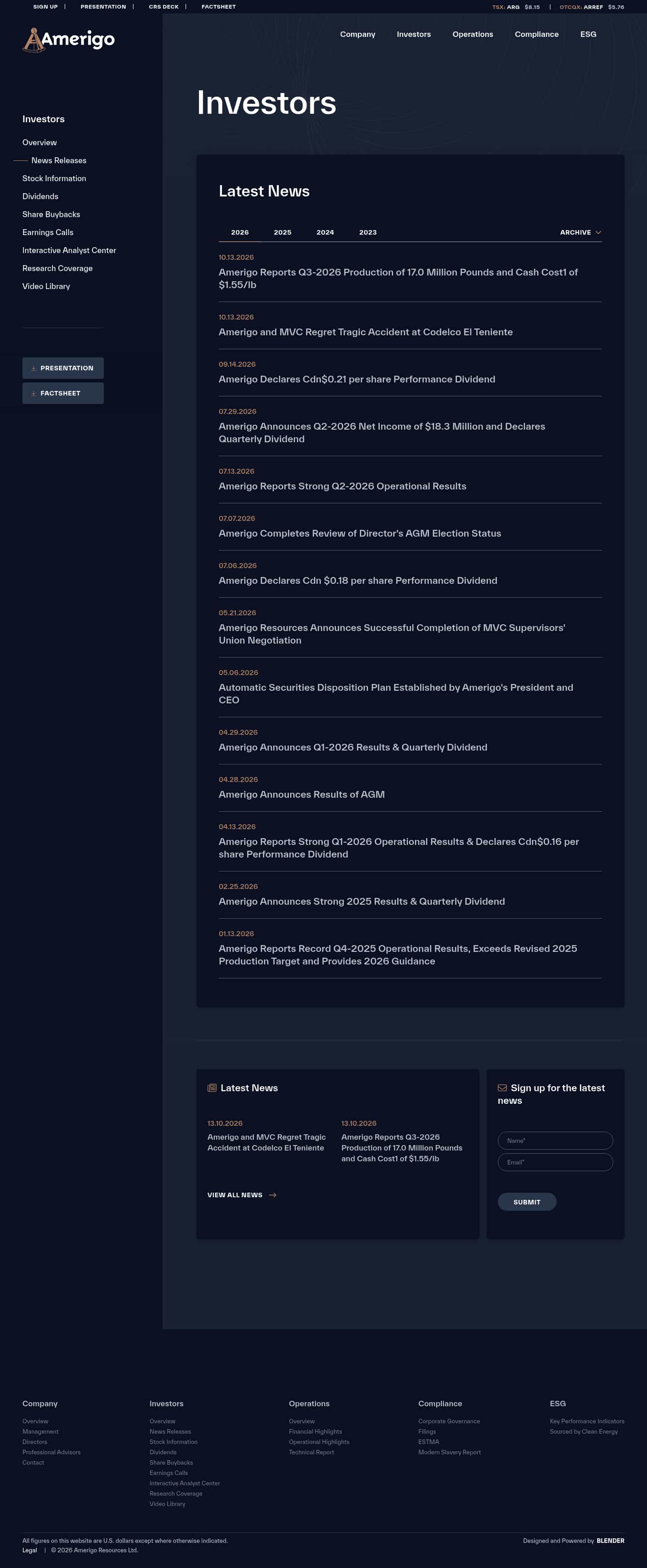 Latest website image capture