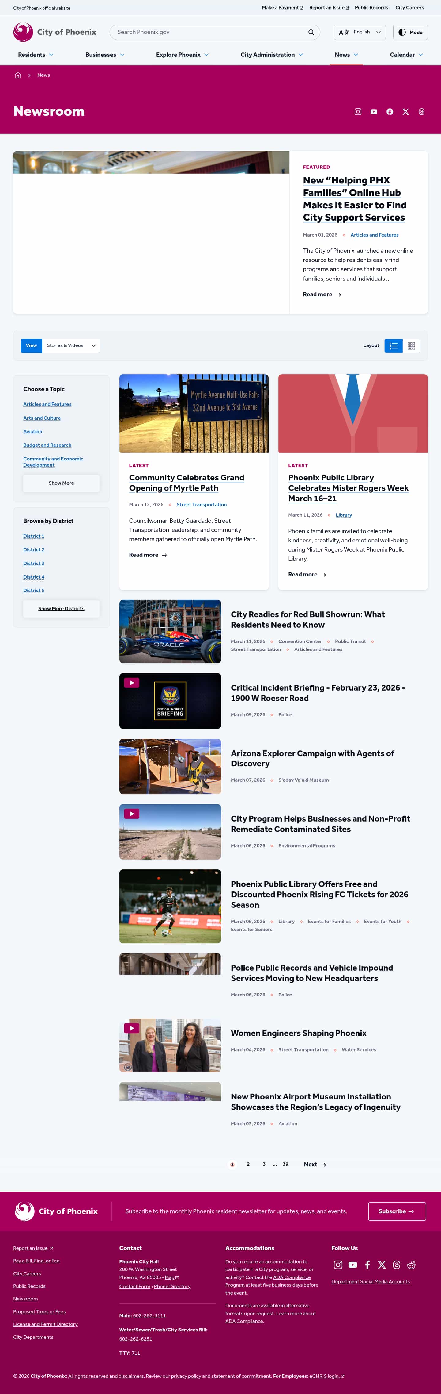 Latest website image capture