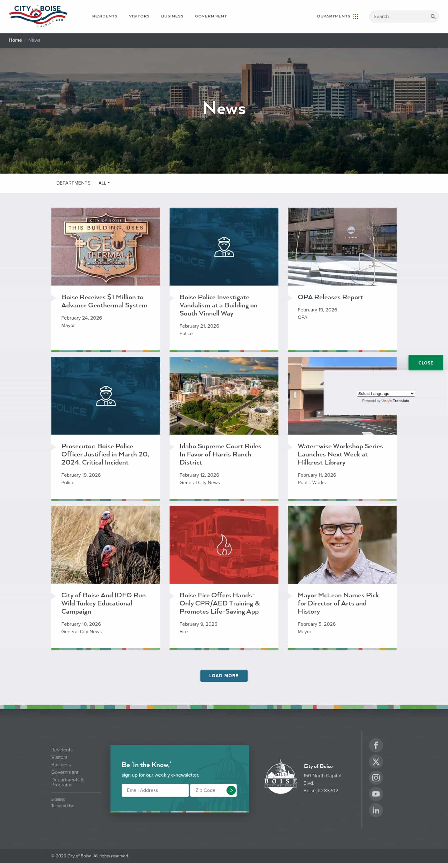 Latest website image capture