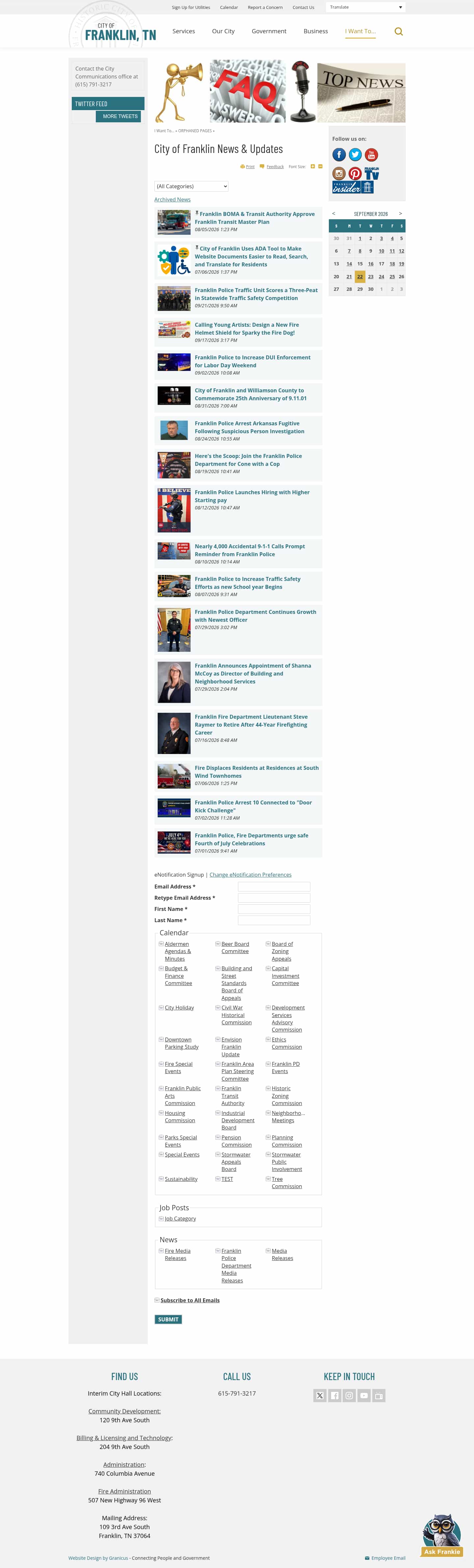 Latest website image capture
