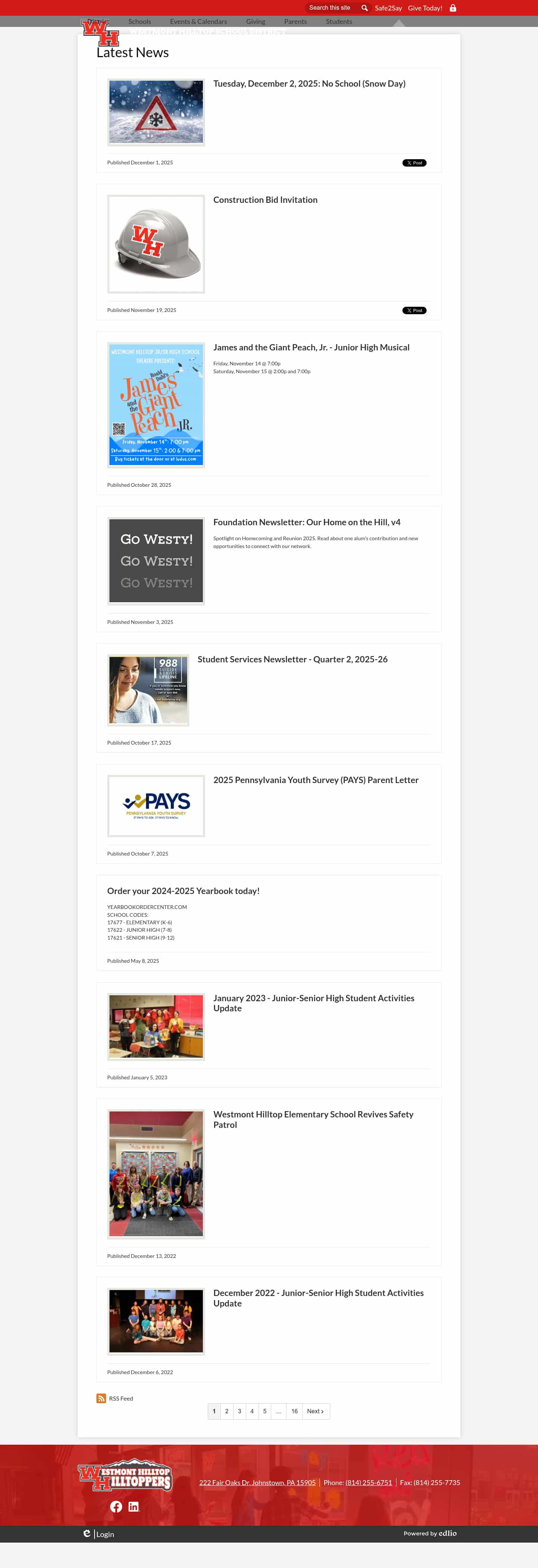 Latest website image capture