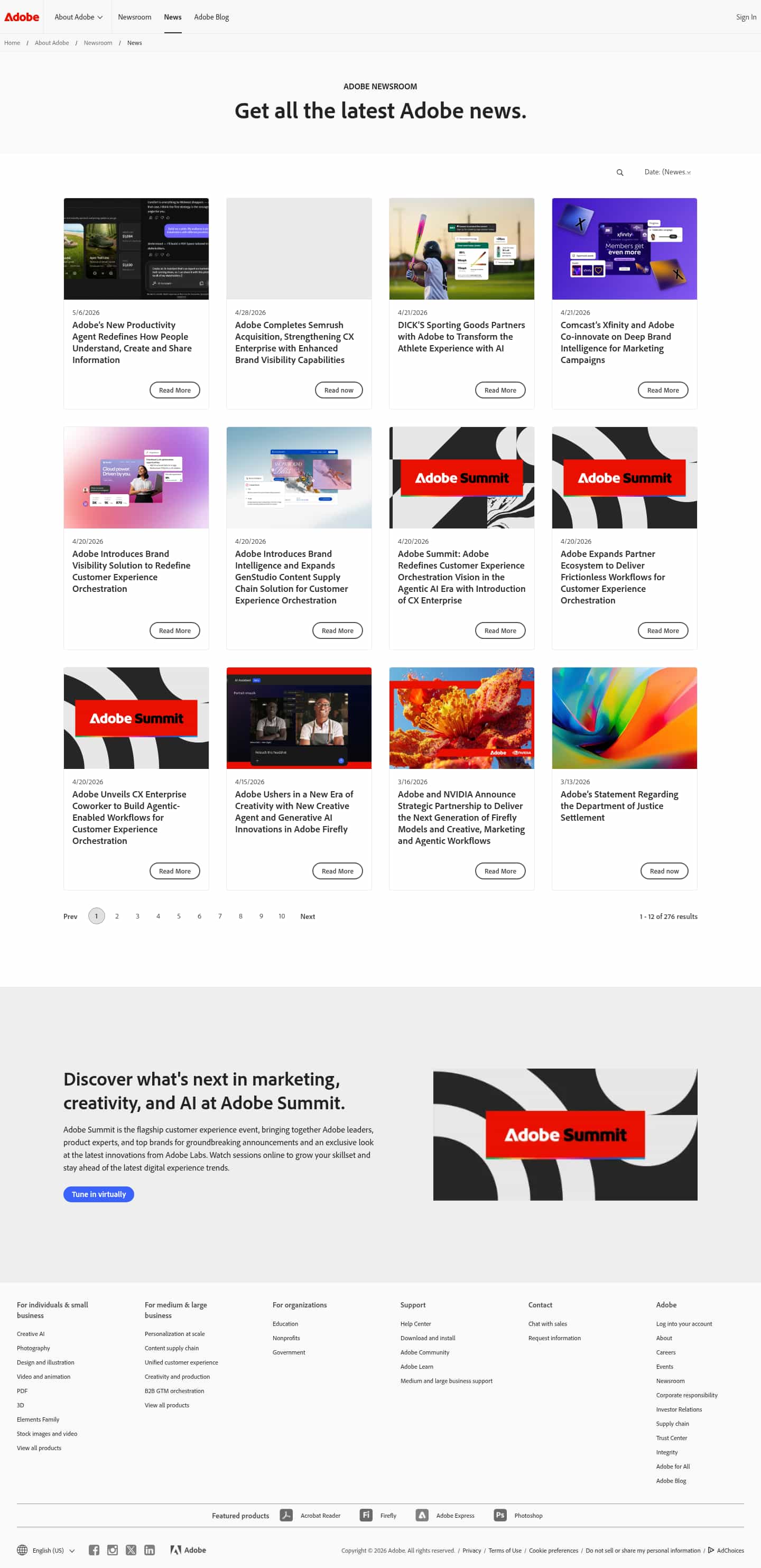 Latest website image capture