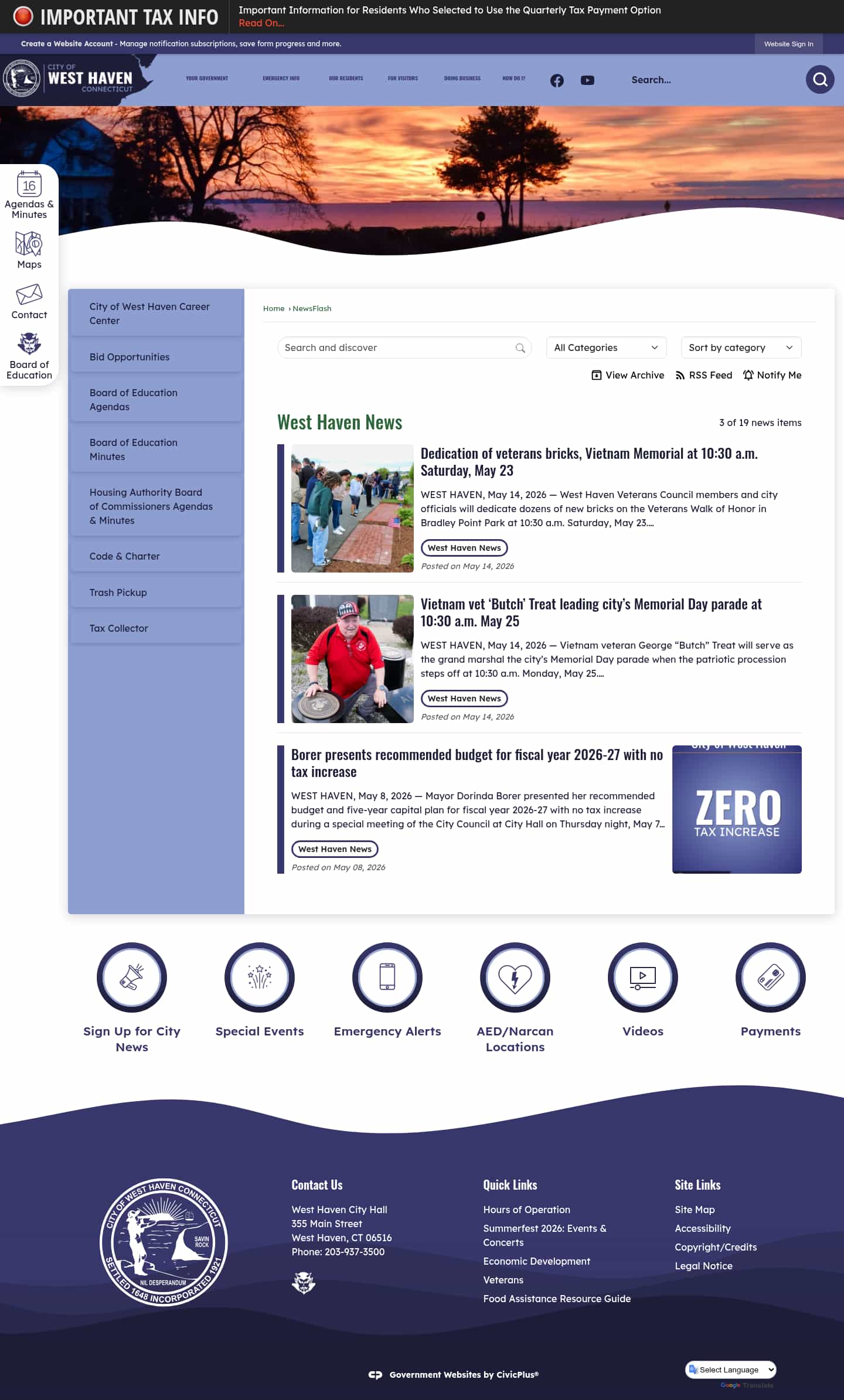 Latest website image capture