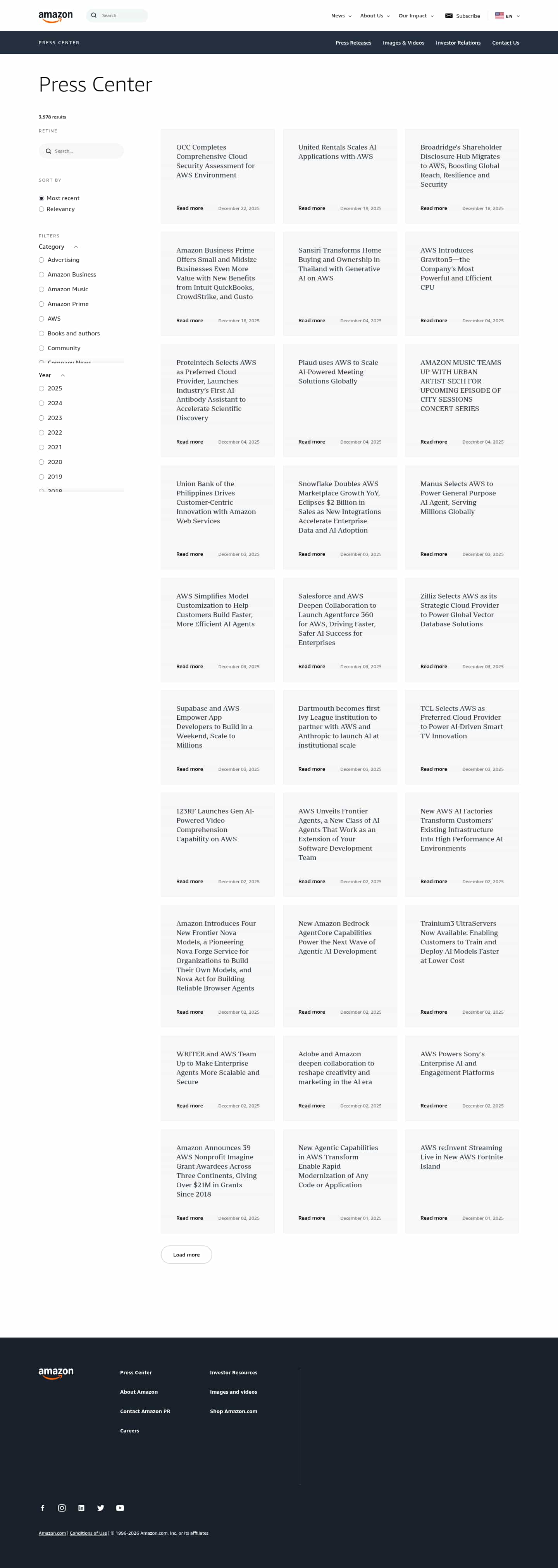 Latest website image capture