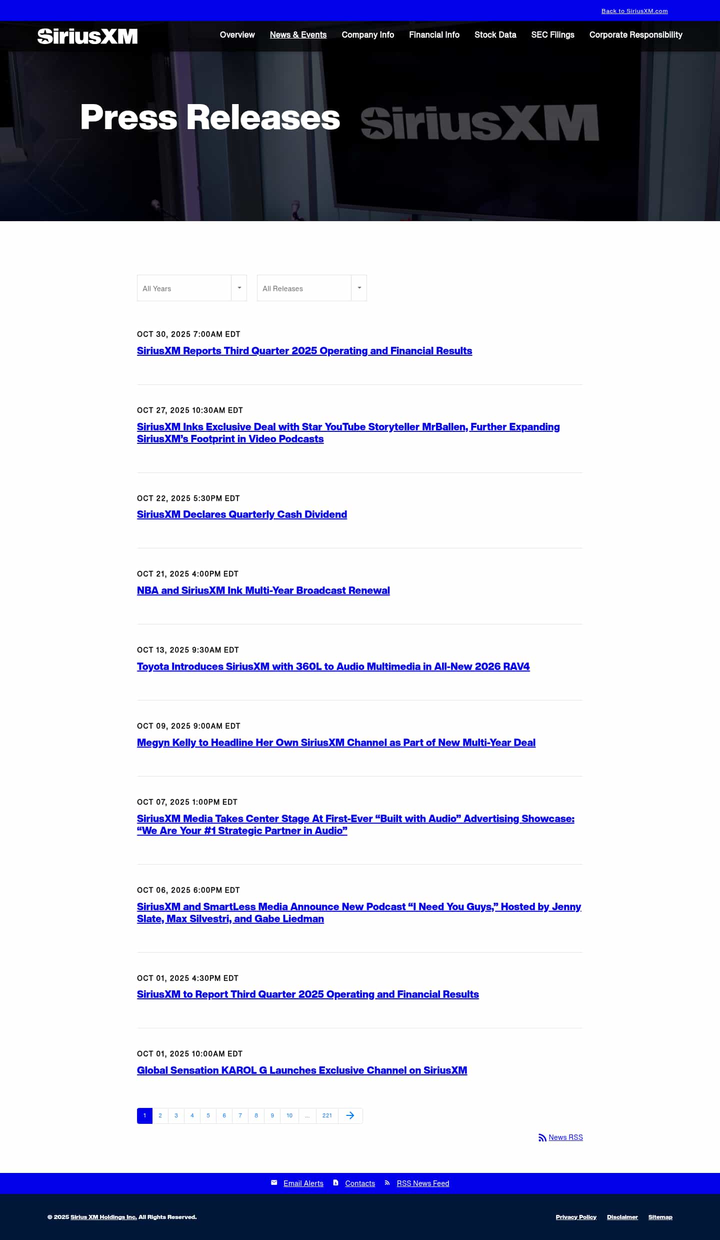 Latest website image capture