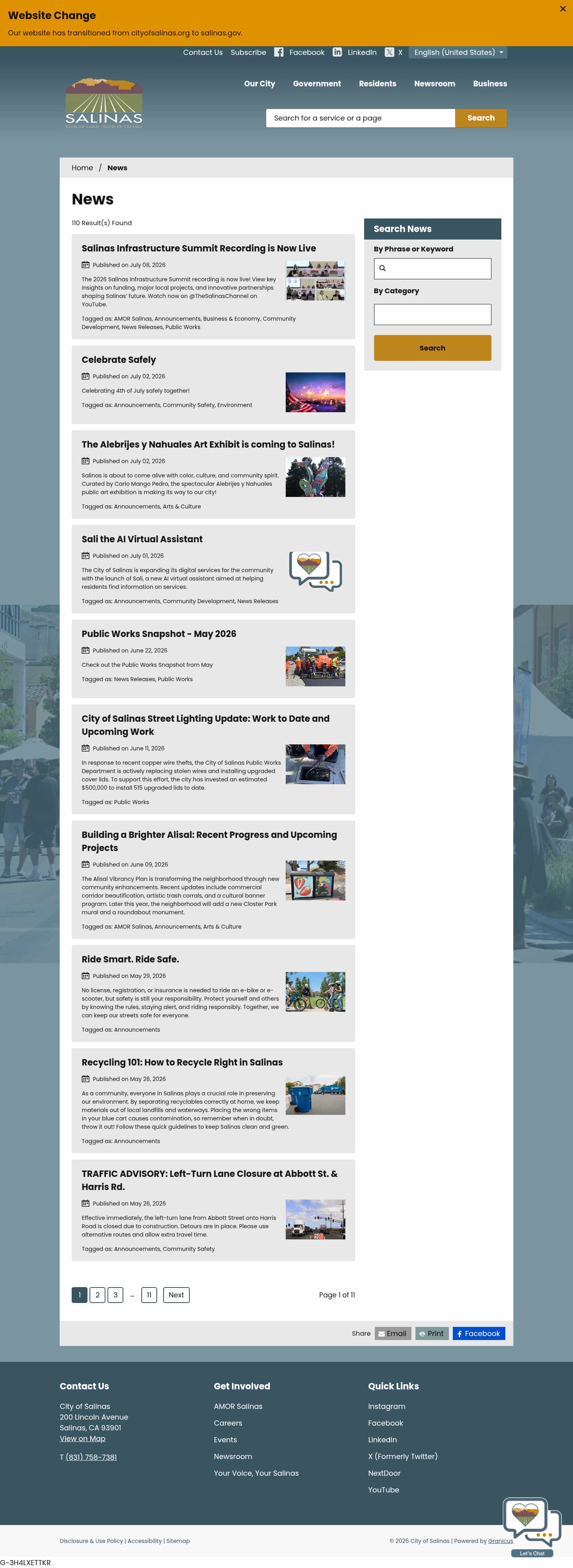 Latest website image capture