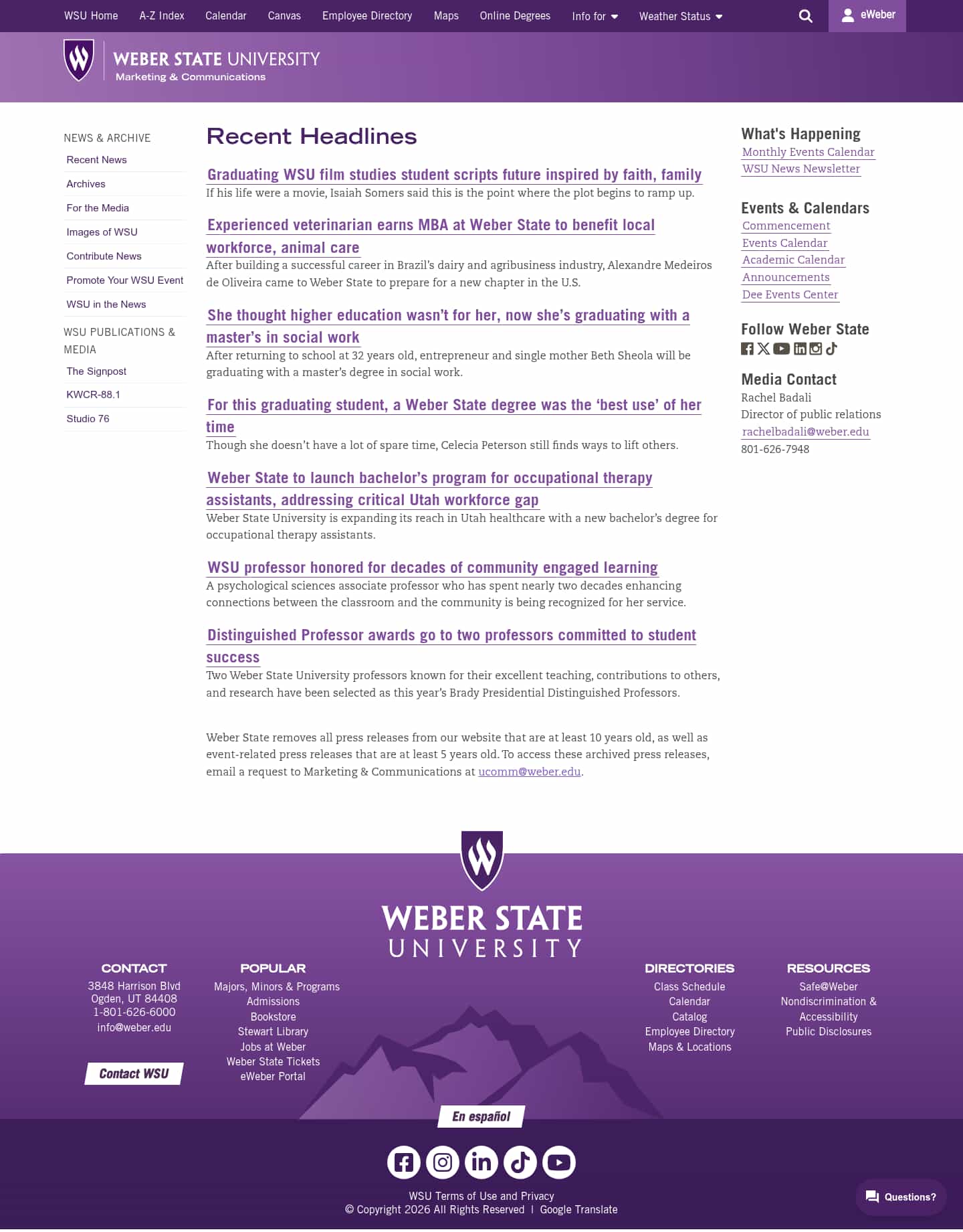 Latest website image capture