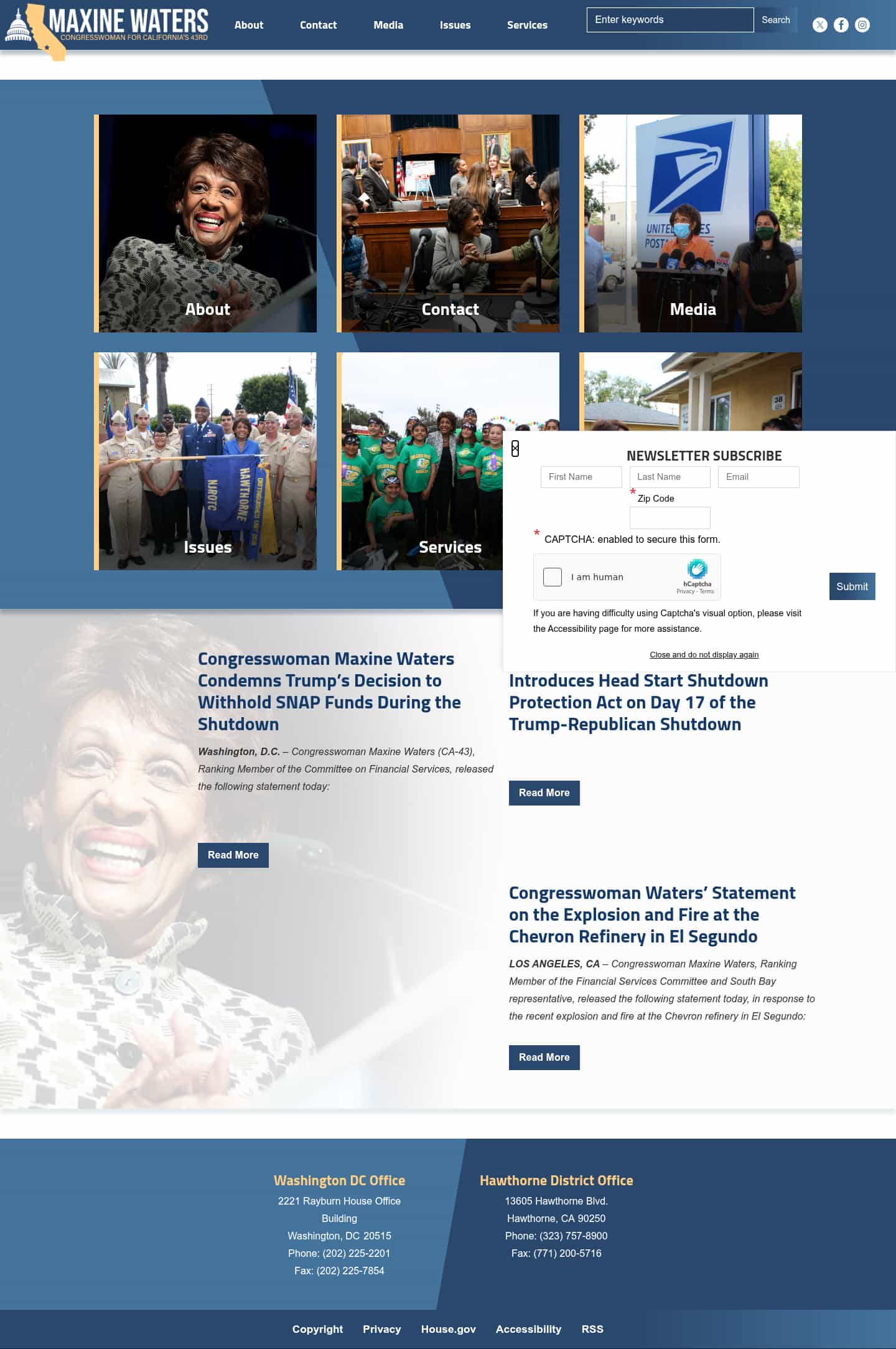 Latest website image capture