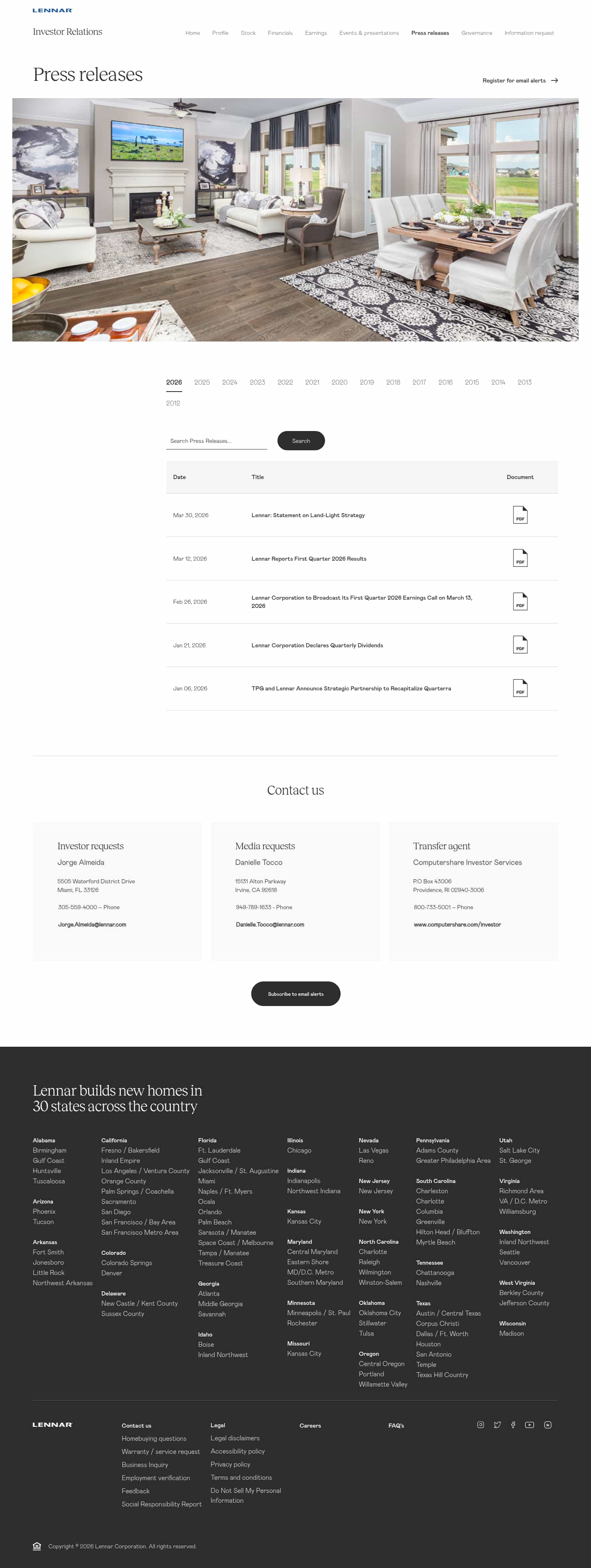 Latest website image capture