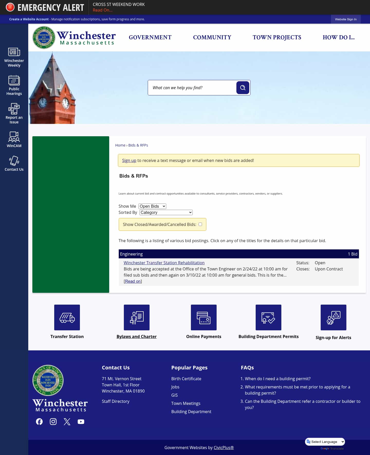 Latest website image capture