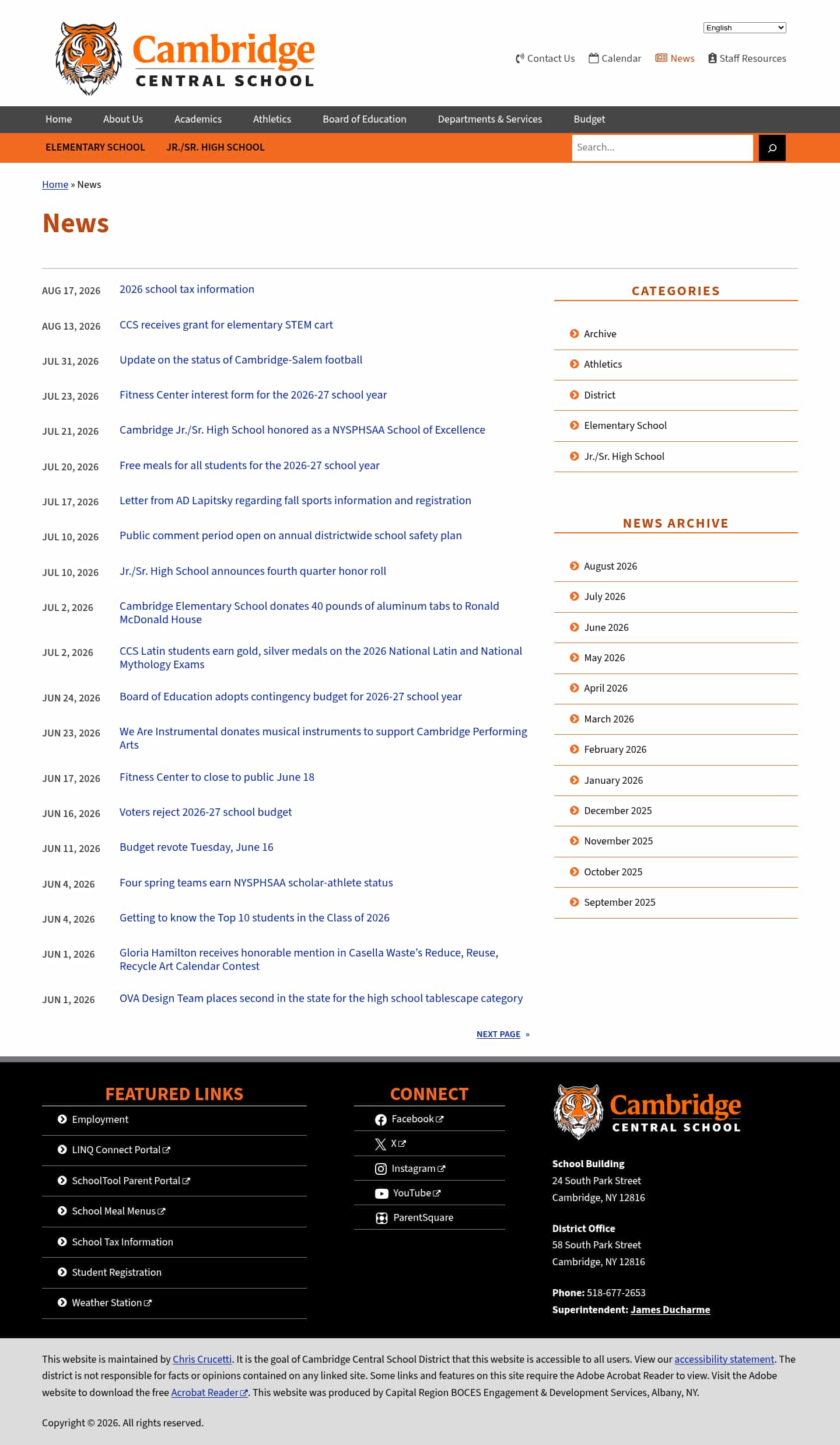 Latest website image capture