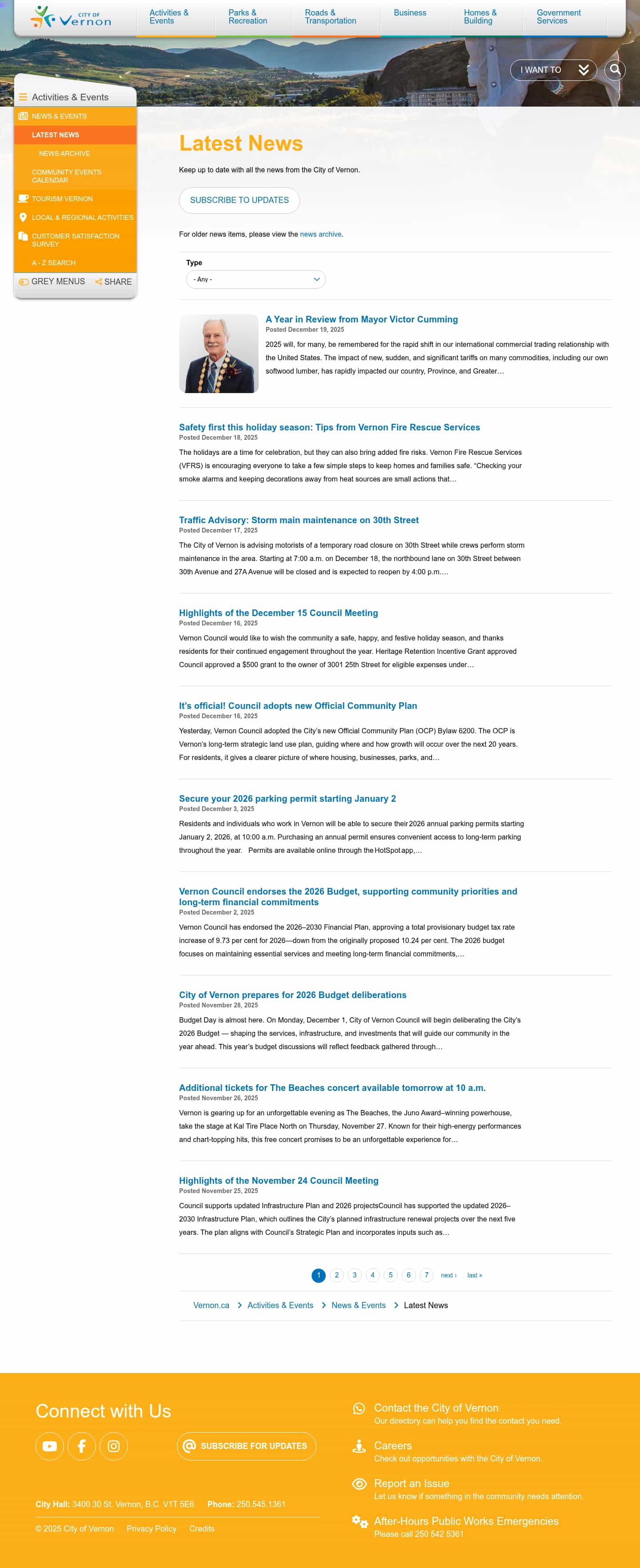 Latest website image capture