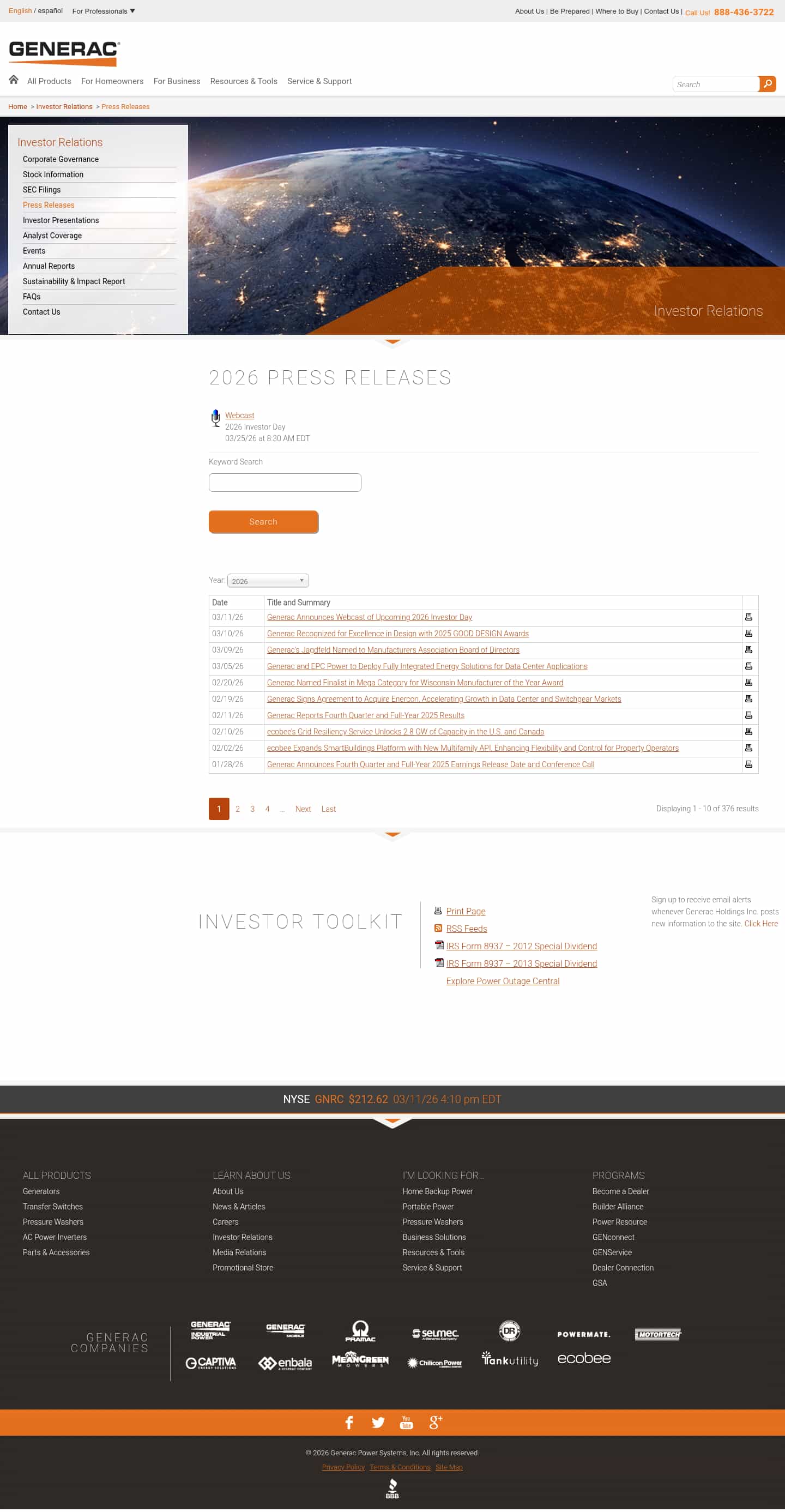 Latest website image capture