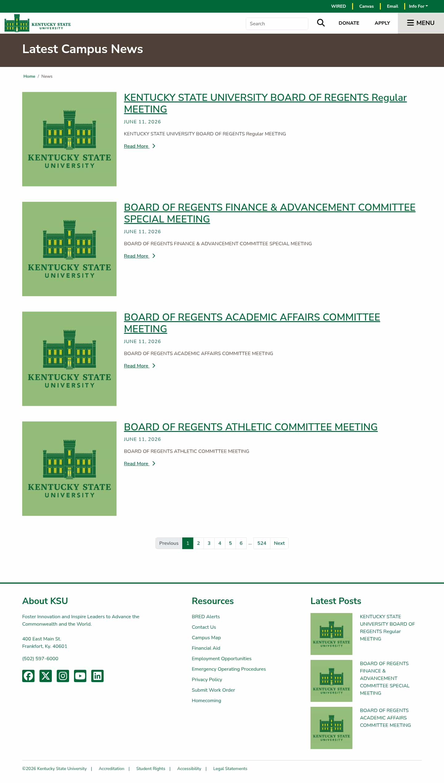 Latest website image capture